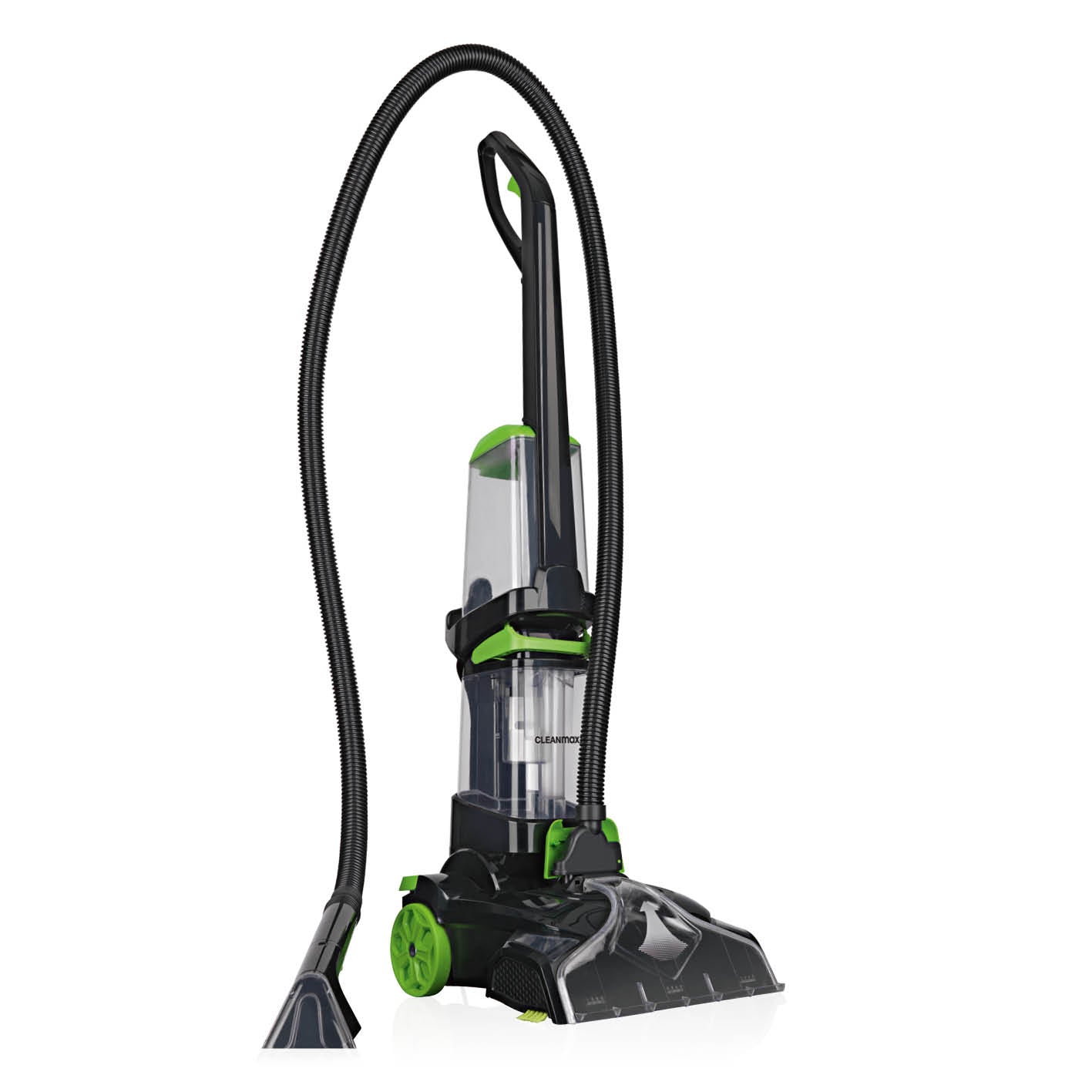Teppichreiniger Pro mit 800 W Power-Vibration für gründliche Reinigung von Teppichen und Polstern im ganzen Haushalt.