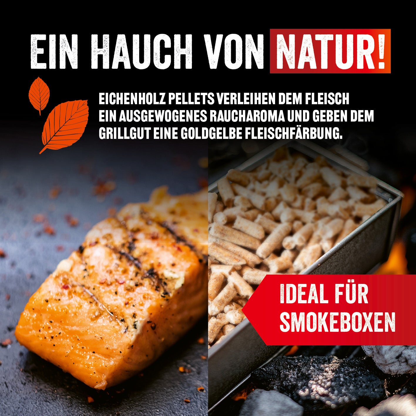 Grillpellets Buchenholz 10 kg für rauchigen Geschmack, ideal für Smoker, Pellet- und Holzkohlegrills sowie Räucherboxen.