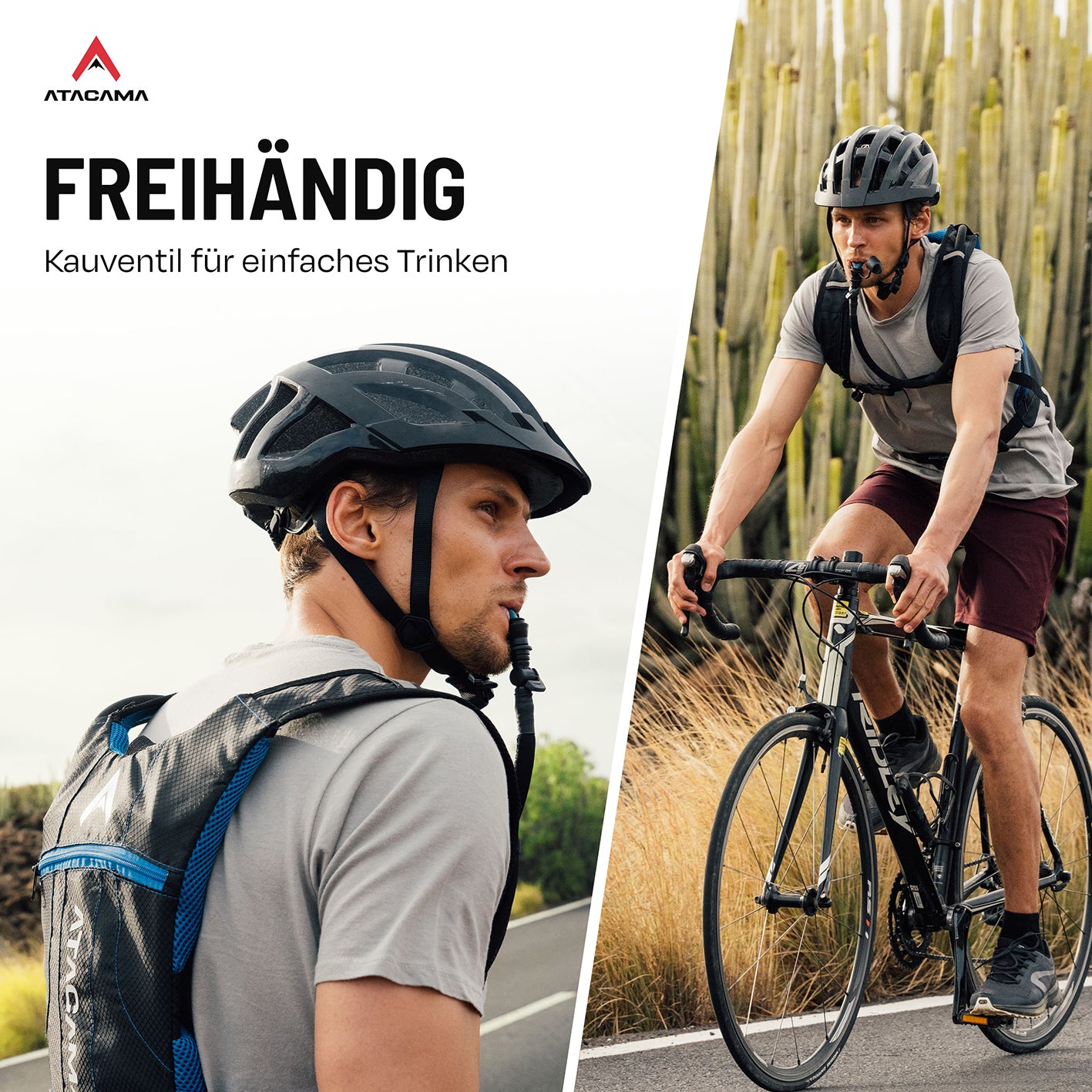 Trinkrucksack für 2 L Trinkblase - Rot