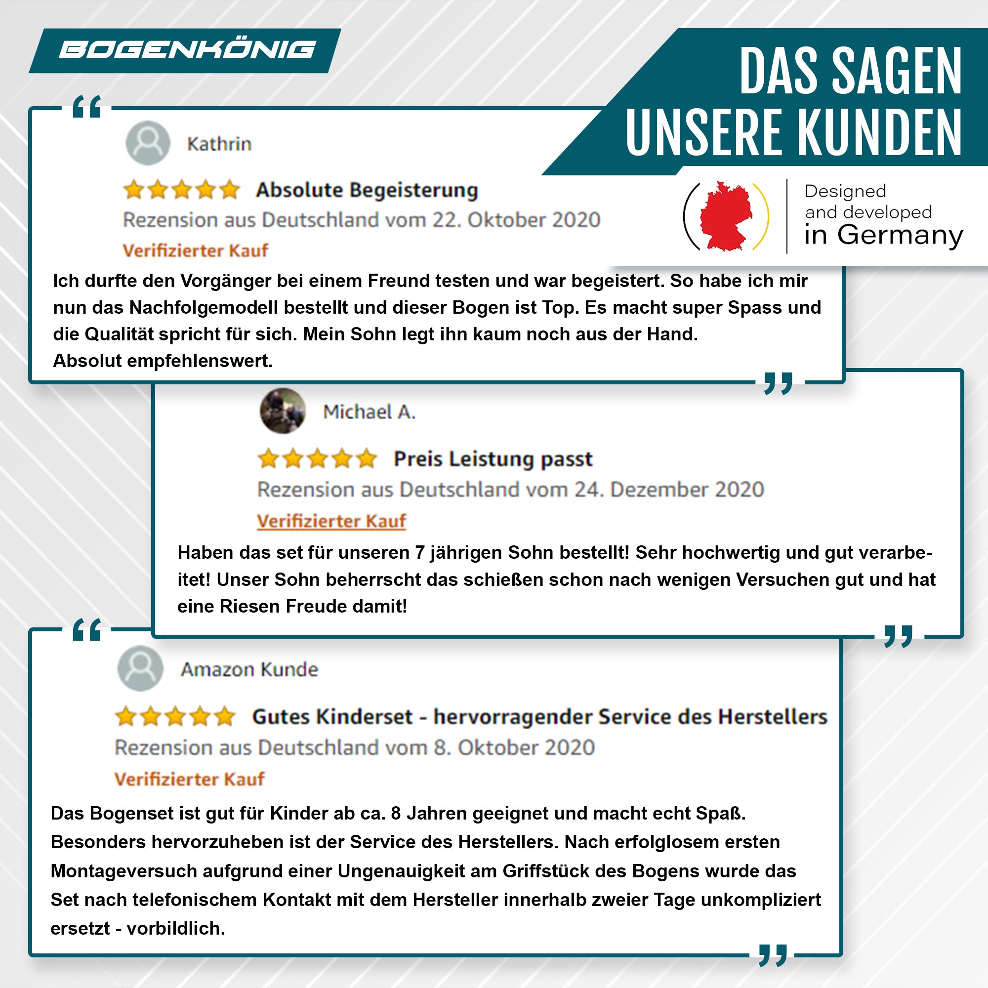 Holz Sportbogen Set mit Köcher - Einsteigerbogen - ab 13 Jahre