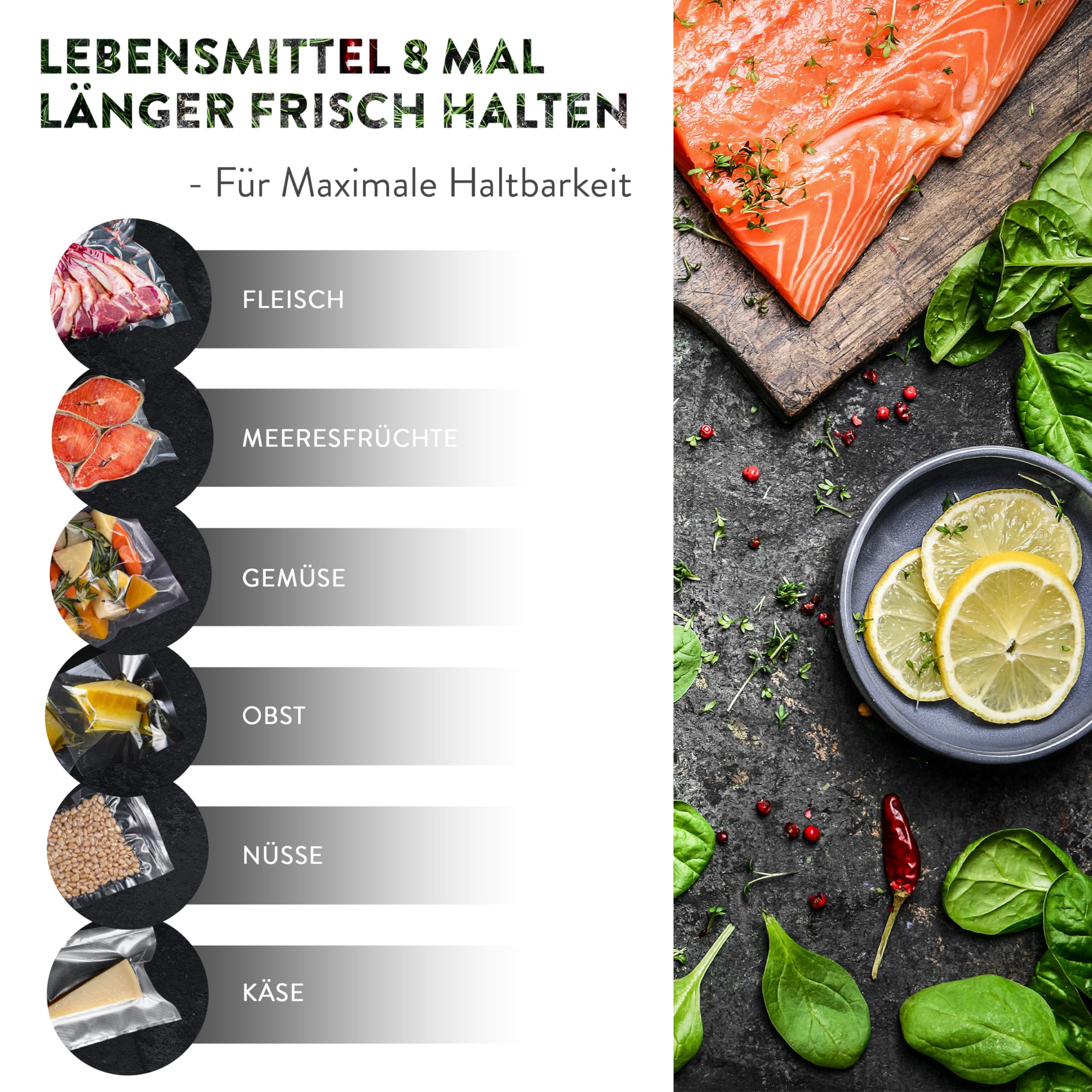 Premium Vakuumrollen 30x300 cm - 6er-Set
