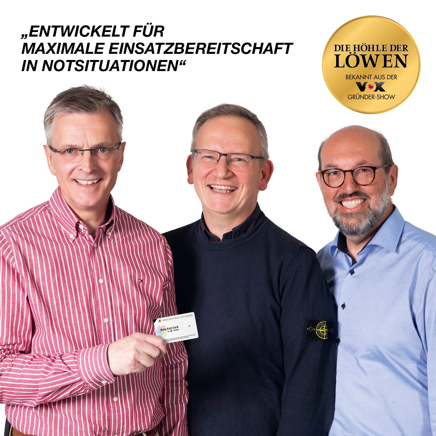 Notfall-Rettungswerkzeug im Kartenformat mit Gurtschneider