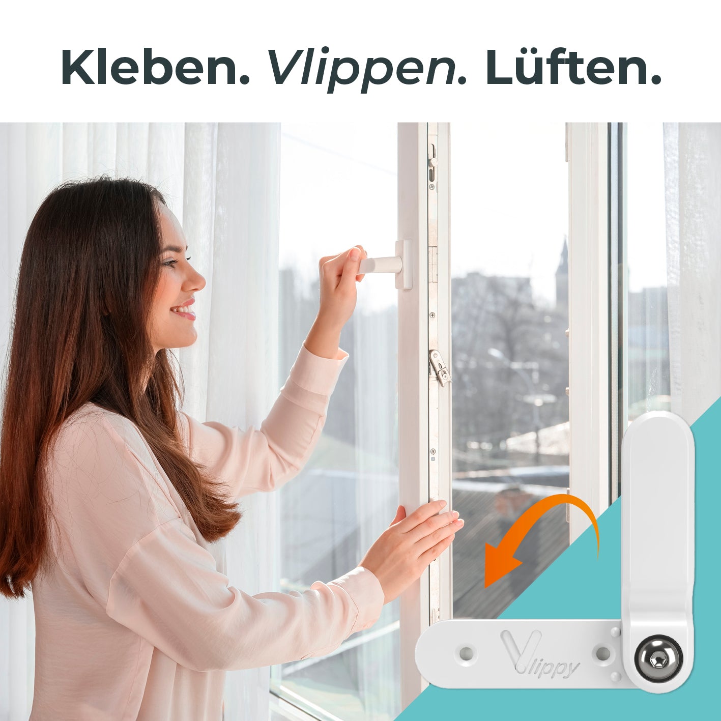 Tür- & Fensterstopper - 8er-Set zur einfachen Positionierung und Dämpfung beim Lüften von Fenstern und Türen aus flexiblem Kunststoff.