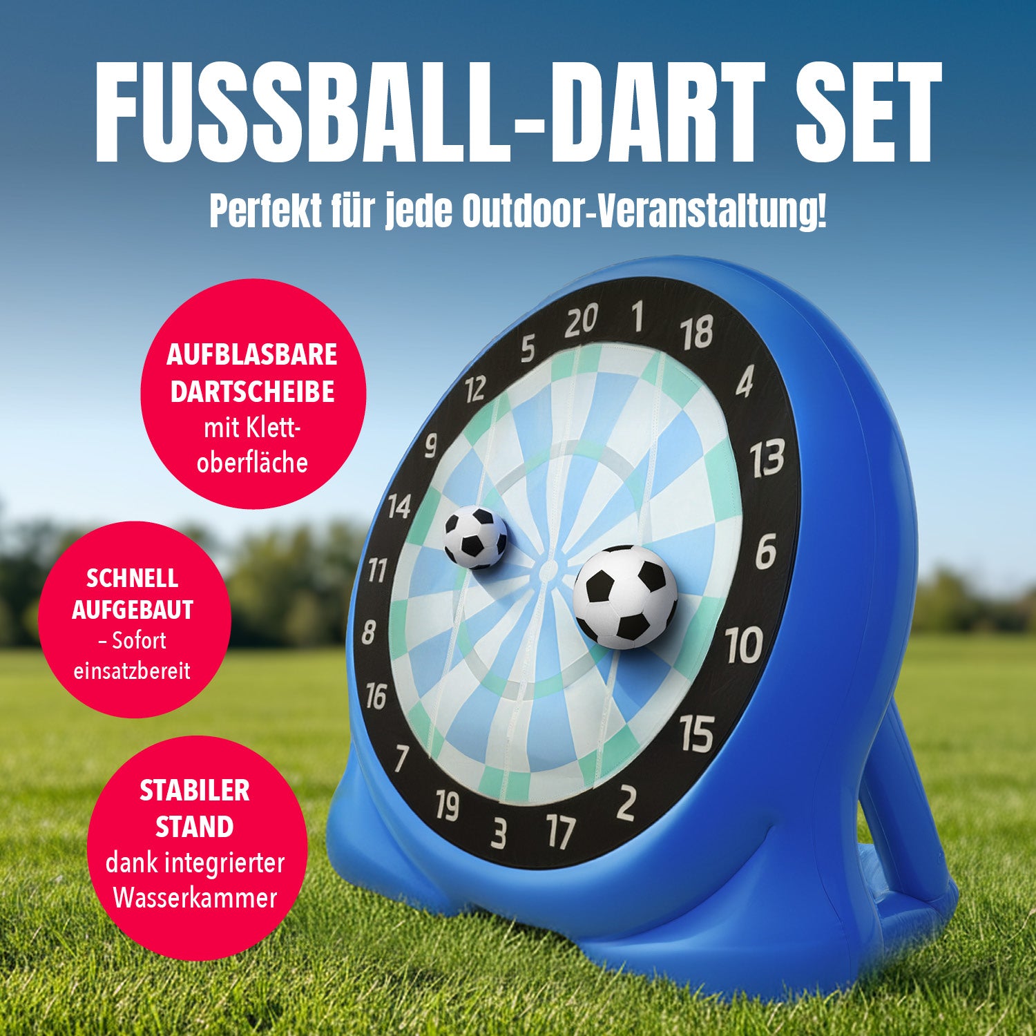 Fußball-Dart Set