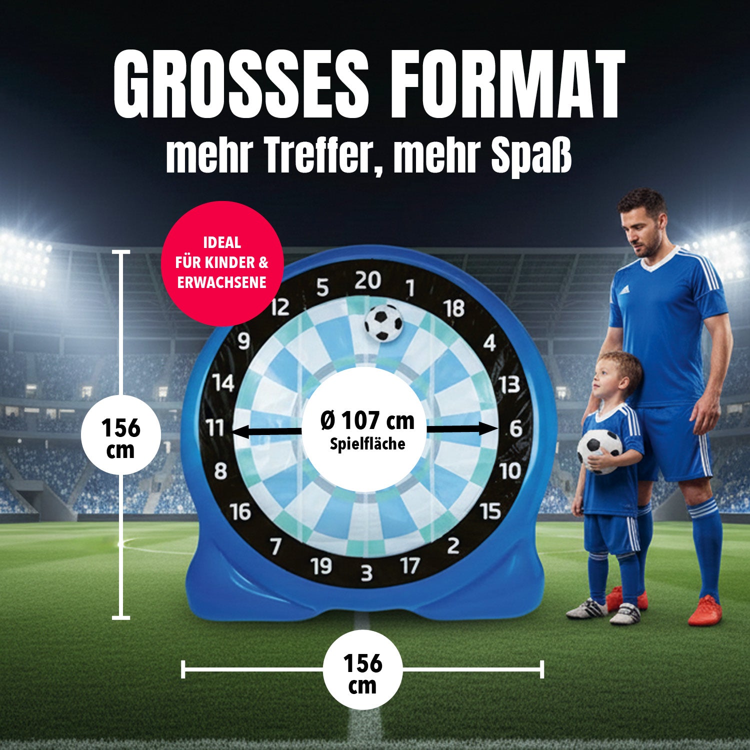 Fußball-Dart Set
