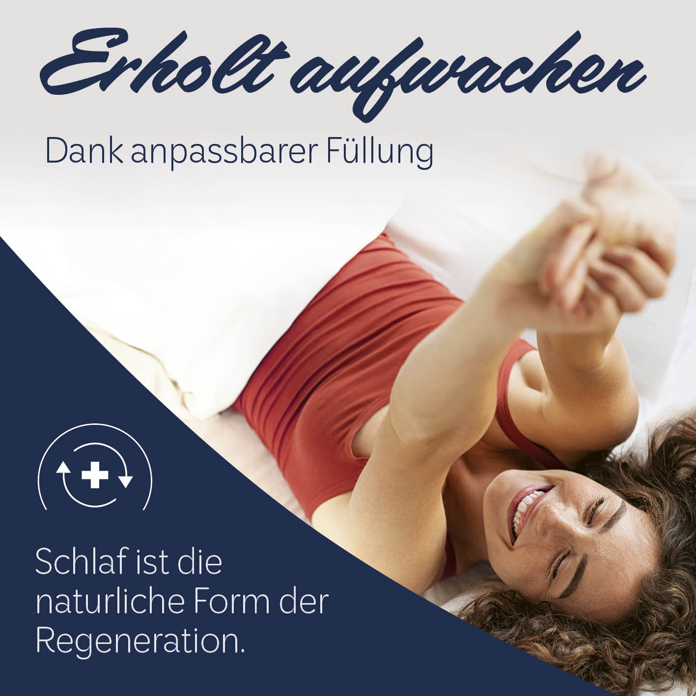 Microfaser Kopfkissen gesteppt - 80 x 80 cm mit anpassbarer Füllung für erholsamen und allergikerfreundlichen Schlaf.