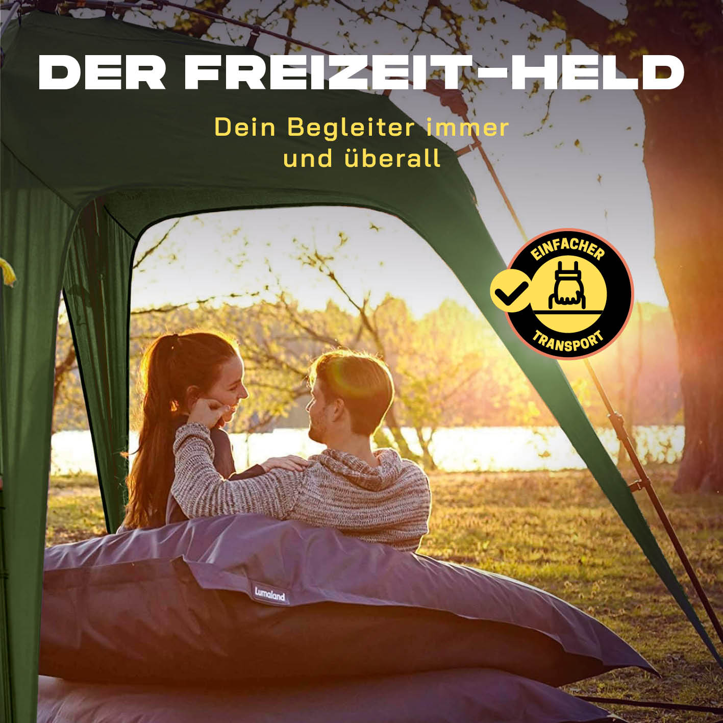Pop up Pavillon - Dunkelgrün als wetterfester Gartenpavillon mit schnellem Aufbau und beiliegender Seitenwand für Outdoor-Aktivitäten.