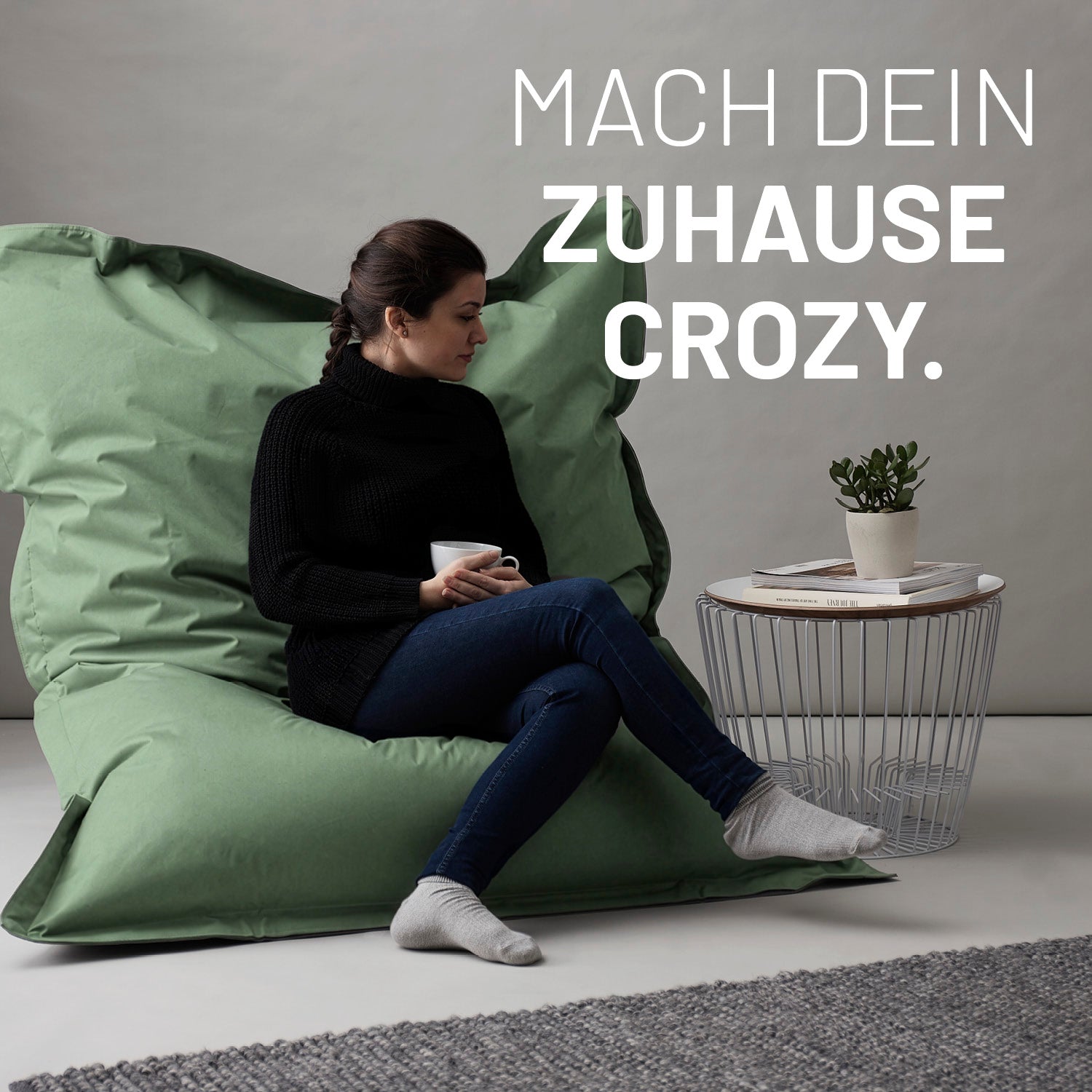 Sitzsack Classic XXL (380 L) - indoor & outdoor - Pastell Grün