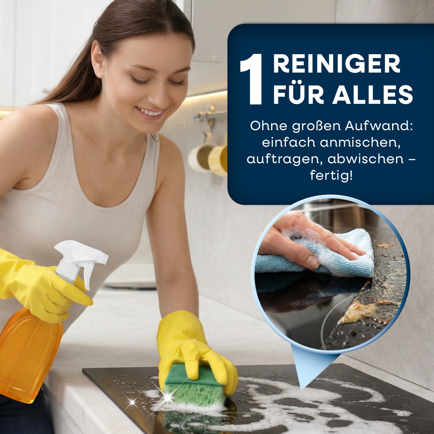 Orangenreiniger - 4 x 500 ml Konzentrat inkl. Sprühflasche