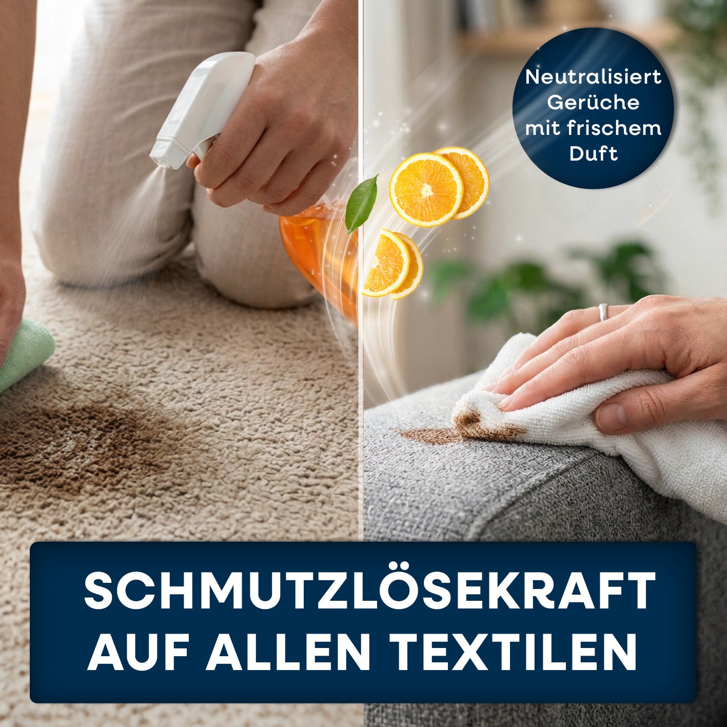 Orangenreiniger - 4 x 500 ml Konzentrat inkl. Sprühflasche