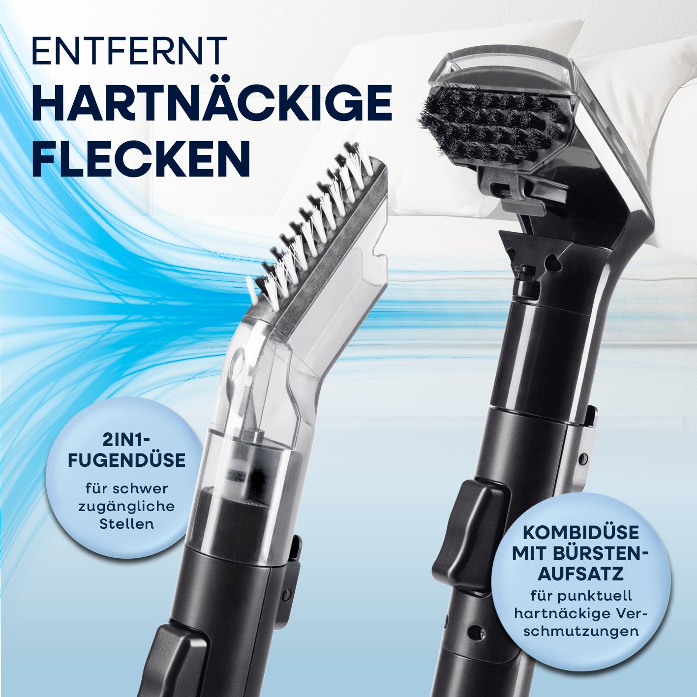 Akku-Polster- & Teppichreiniger Pro inkl. Reinigungskonzentrat
