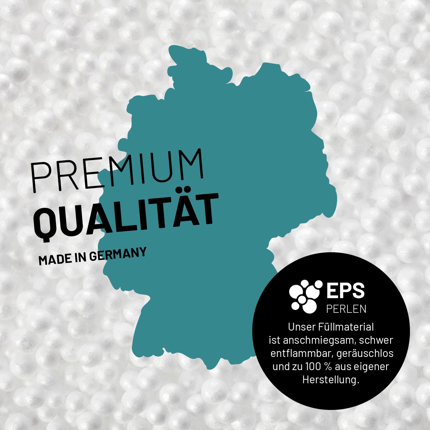 Sitzsack Lounge (320 L) - indoor & outdoor - Senfgelb mit Premium EPS-Perlenfüllung, schwer entflammbar und geräuschlos.