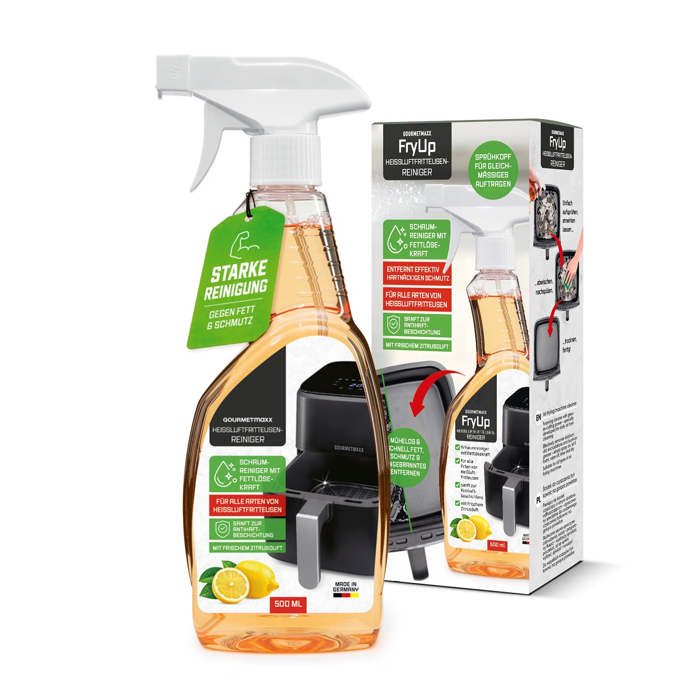 FryUp Heißluftfritteusen-Reiniger - 500 ml