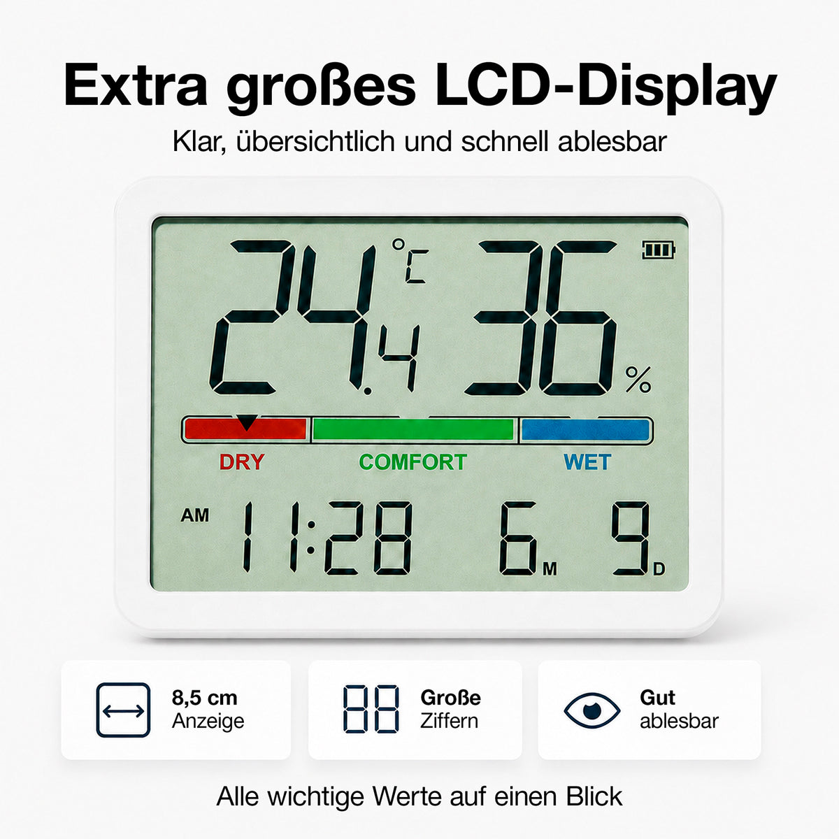 Digitales Thermo- & Hygrometer