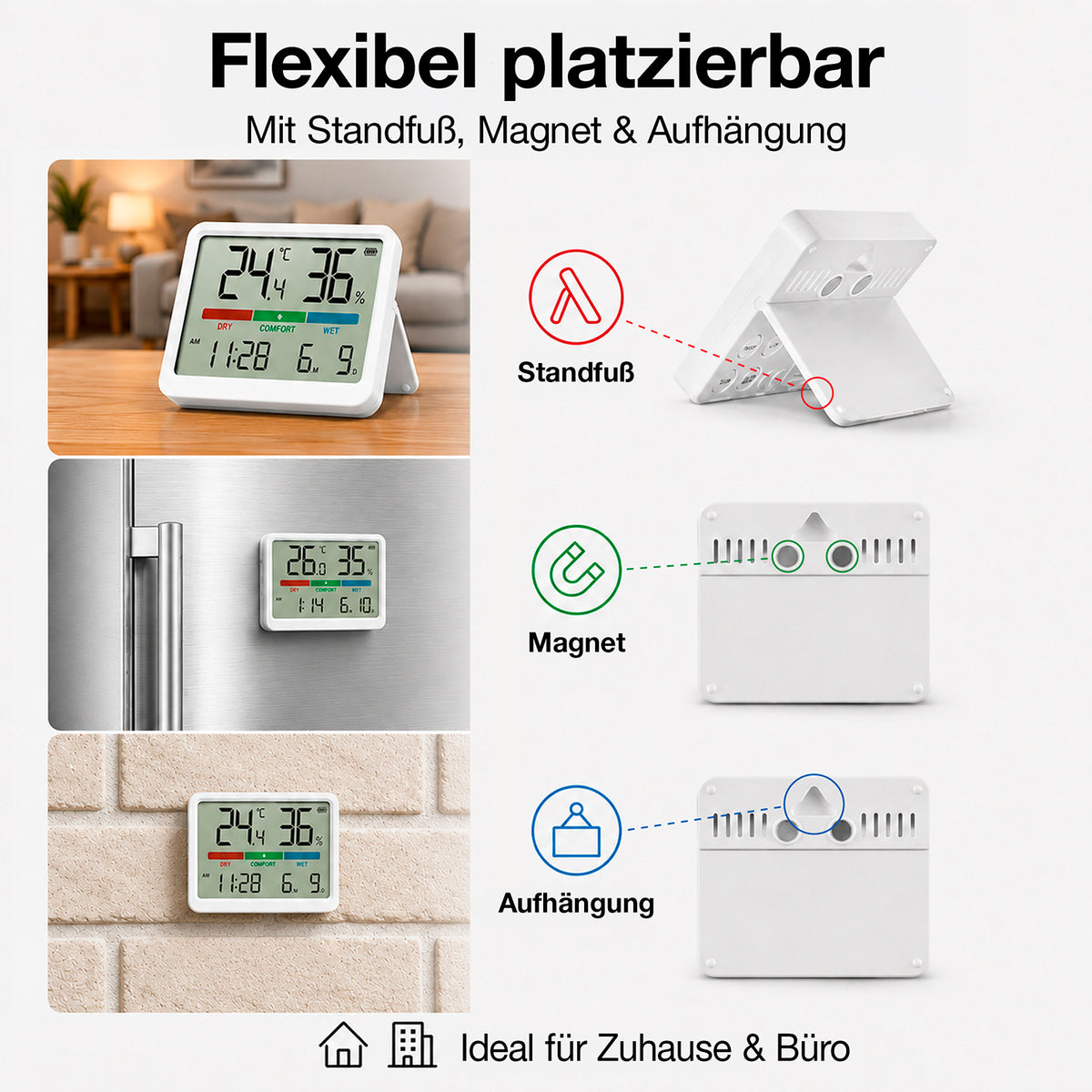 Digitales Thermo- & Hygrometer