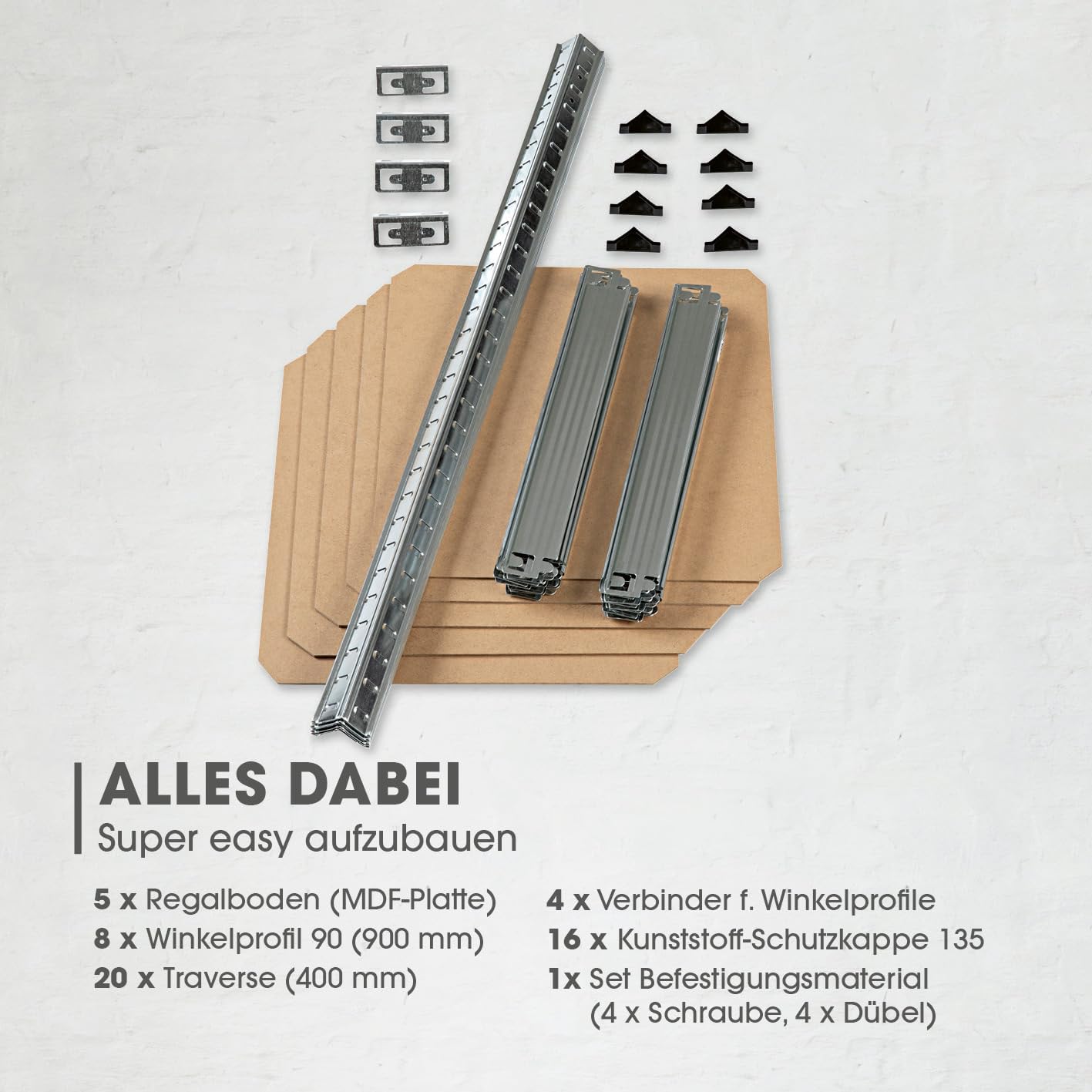 2 in 1 Schwerlastregal & Werkbank Bis zu 175 kg Tragkraft je Regalboden