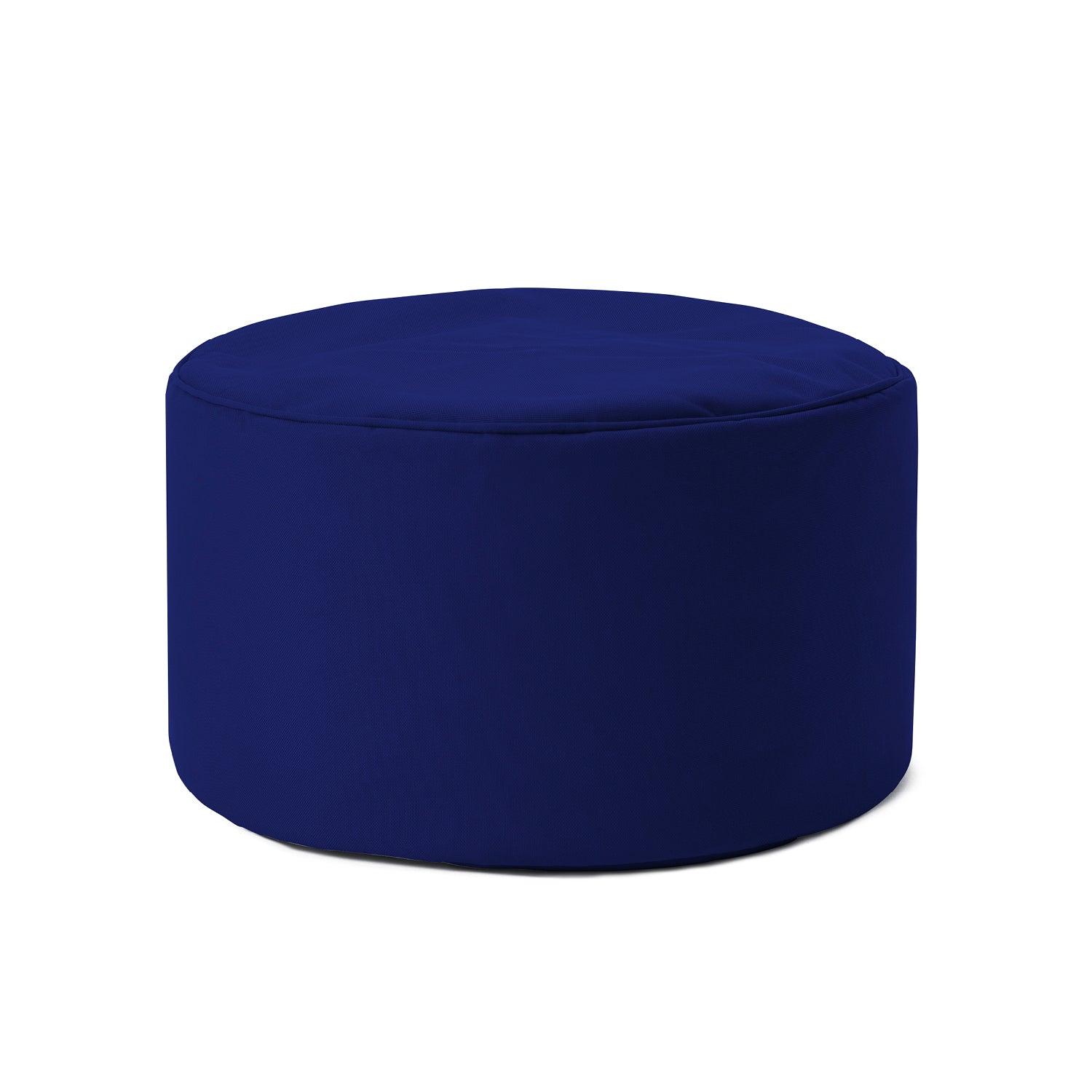Sitzsack-Hocker/Pouf (50 L) in Navyblau, modern und multifunktional für indoor & outdoor, leicht und langlebig.