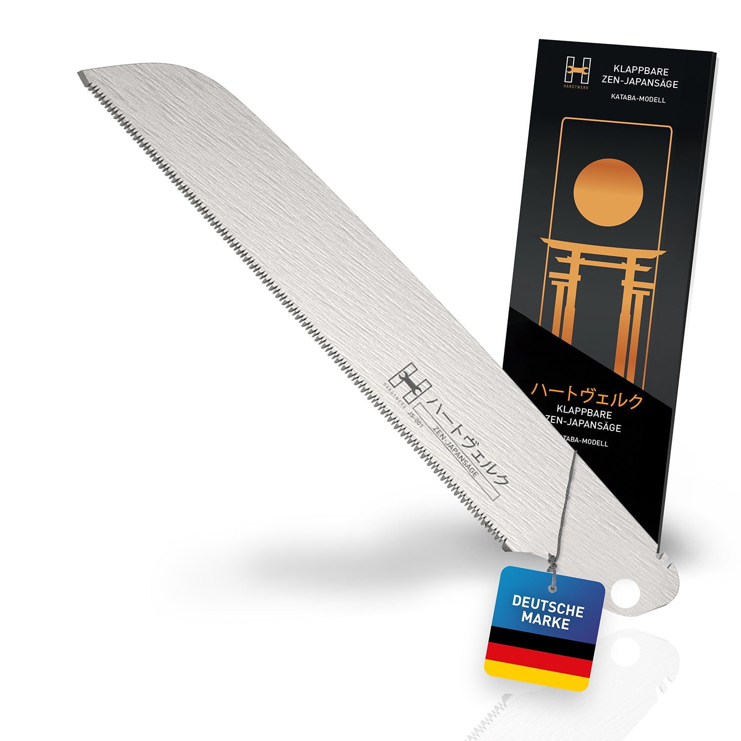 Ersatzsägeblatt für Japansäge Zen - 240 mm, SK4-Karbonstahl, scharf, kompatibel mit HARDTWERK Zen Kataba Japansägen.