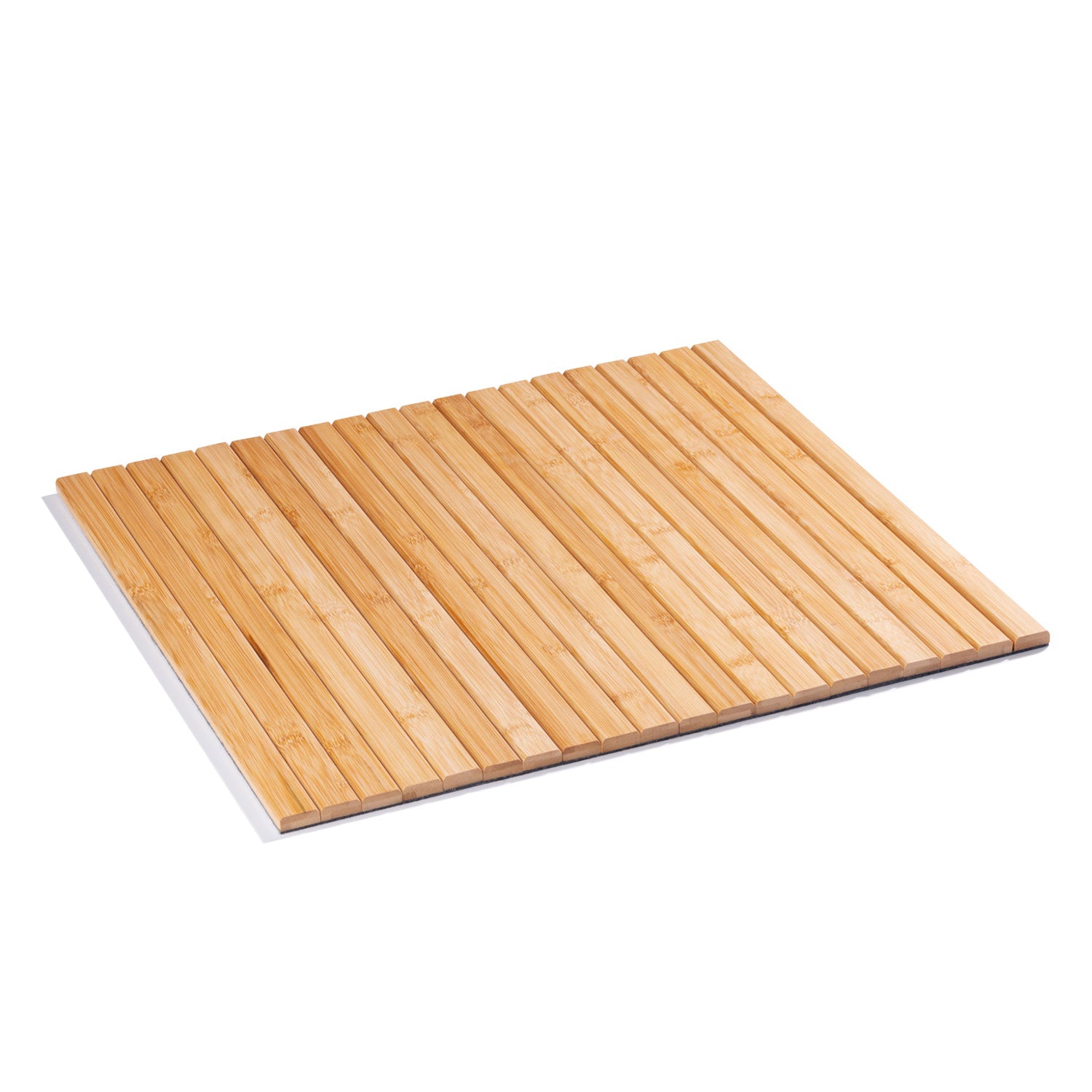 Bambusauflage für Modular-Hocker 54x50x1 cm mit Antirutschschicht, robust, pflegeleicht und flexibel als Tisch- oder Ablagefläche.