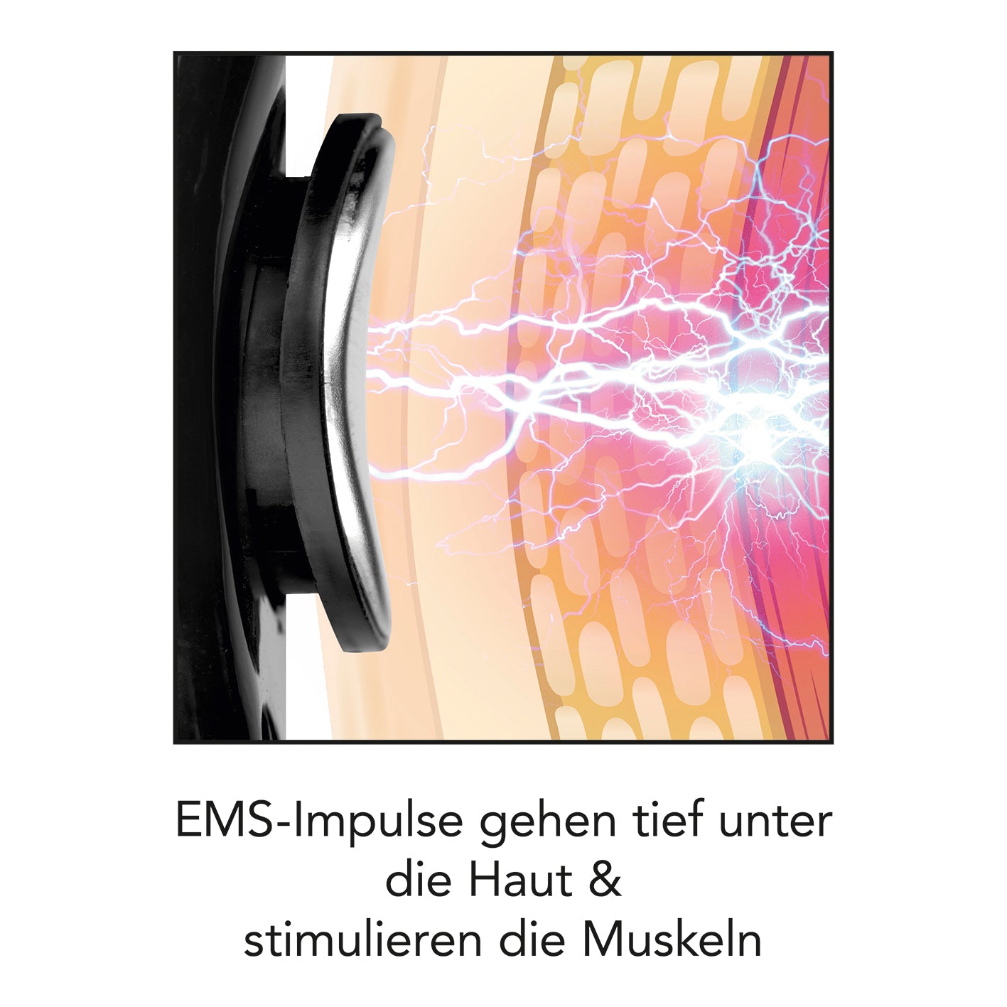 Nacken-Massagegerät EMS weiß/schwarz mit 16 Intensitätsstufen, stimuliert Muskeln durch tiefe EMS-Impulse für entspannte Nackenmuskulatur.