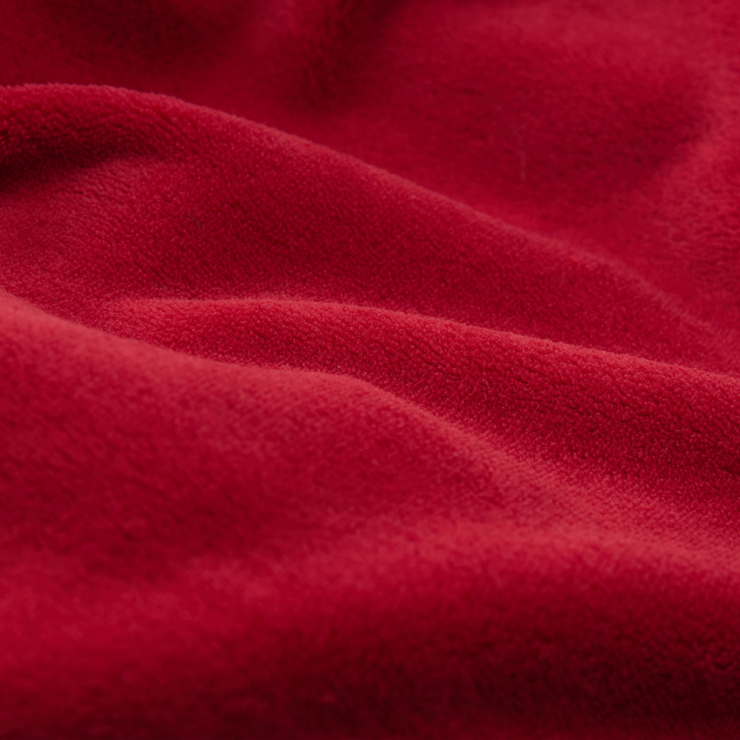 Luxury Mikrofaser Bademantel mit Kapuze für Damen und Herren - Rot - Größe XXL, weich, flauschig und schnelltrocknend aus Coral-Fleece.