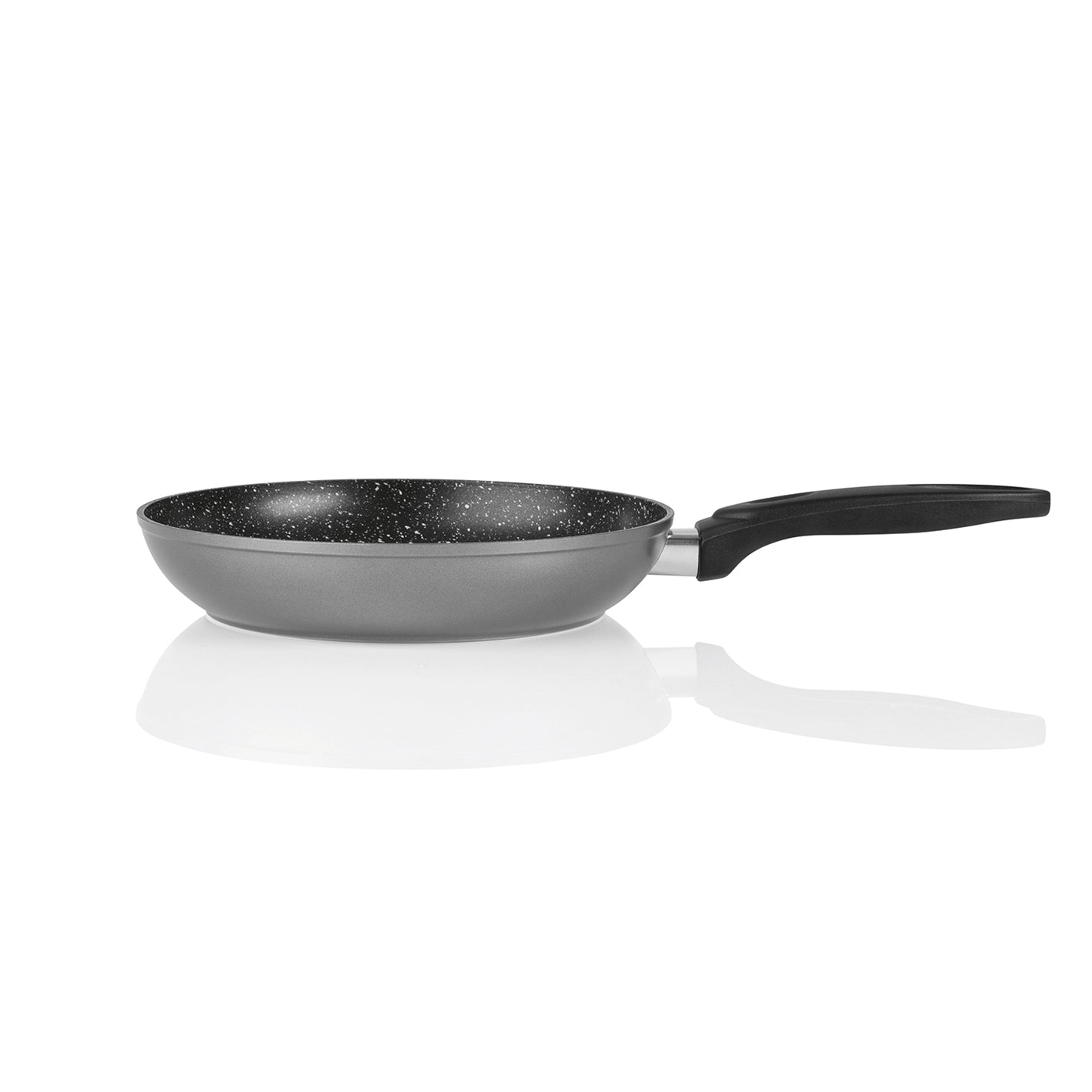 Aluminium-Pfanne mit Cool-Touch-Griff - Geschmiedet - 24 cm mit 2-fach-Antihaftbeschichtung und ergonomischem Griff