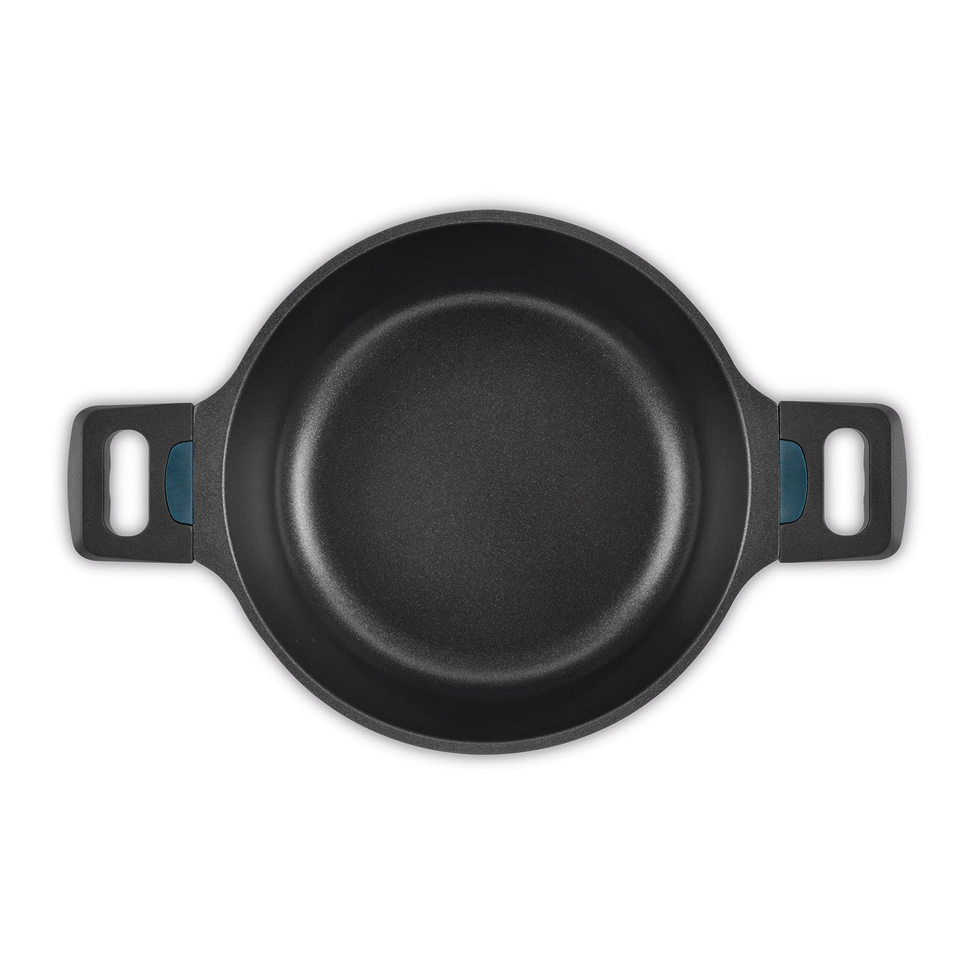 Aluguss-Kochtopf 20 cm - N8WERK Heat Indicator - Midnight Edition mit Ilag-Ultimate Beschichtung, geeignet für alle Herdarten.