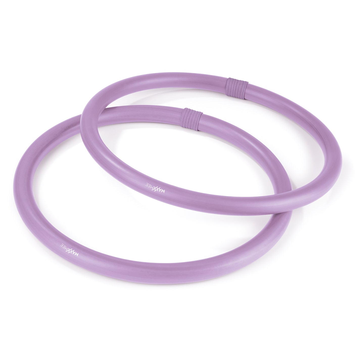 Hula Hoop Reifen für die Arme - 2er-Set, 2 lila Mini Reifen, Ø ca. 33 cm, formstabil mit weichem Schaumstoff, ideal fürs Armtraining.