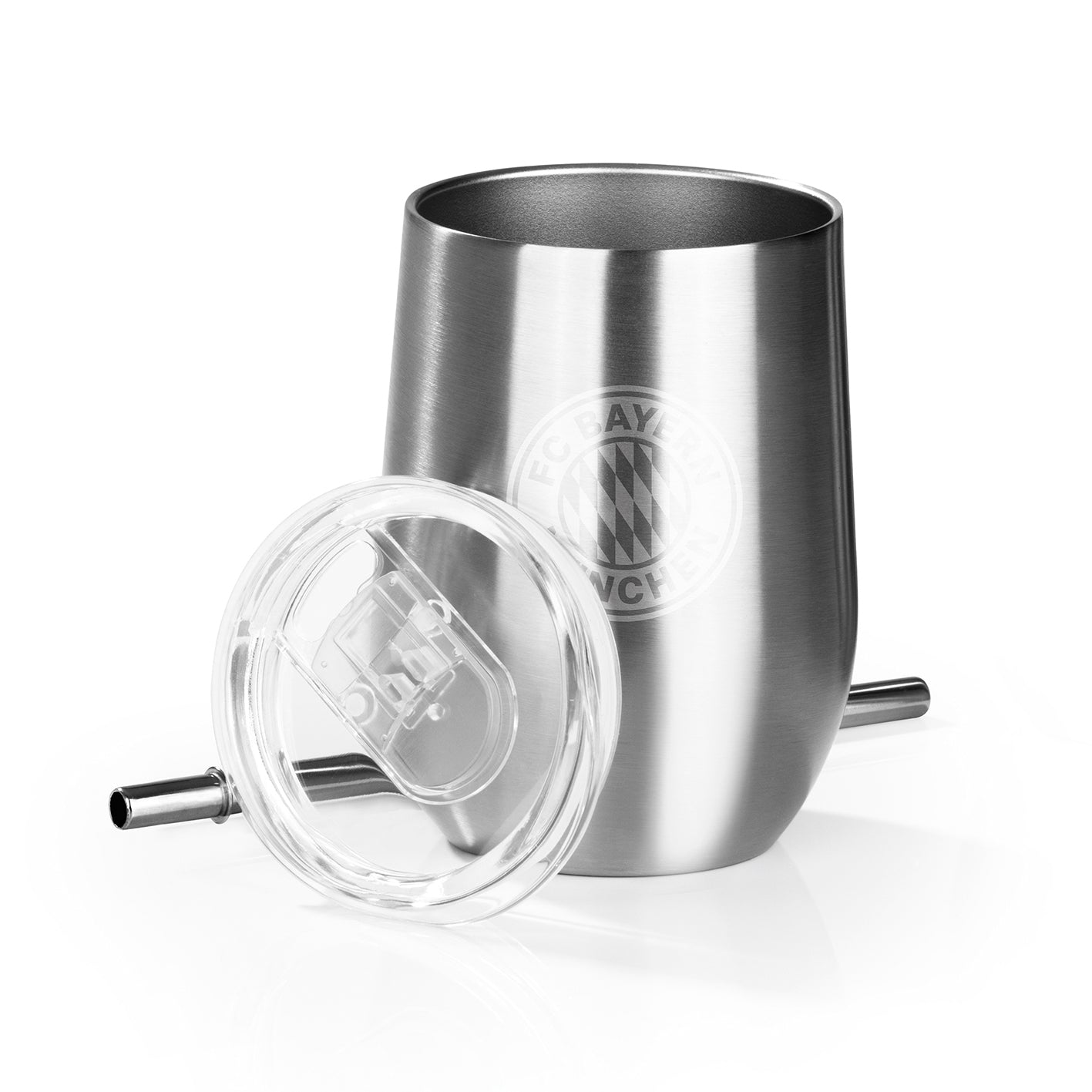 Edelstahl-Getränkebecher inkl. Trinkhalm - 350 ml - 4er-Set, dreifach isoliert, spülmaschinengeeignet, ideal für warme und kalte Getränke.