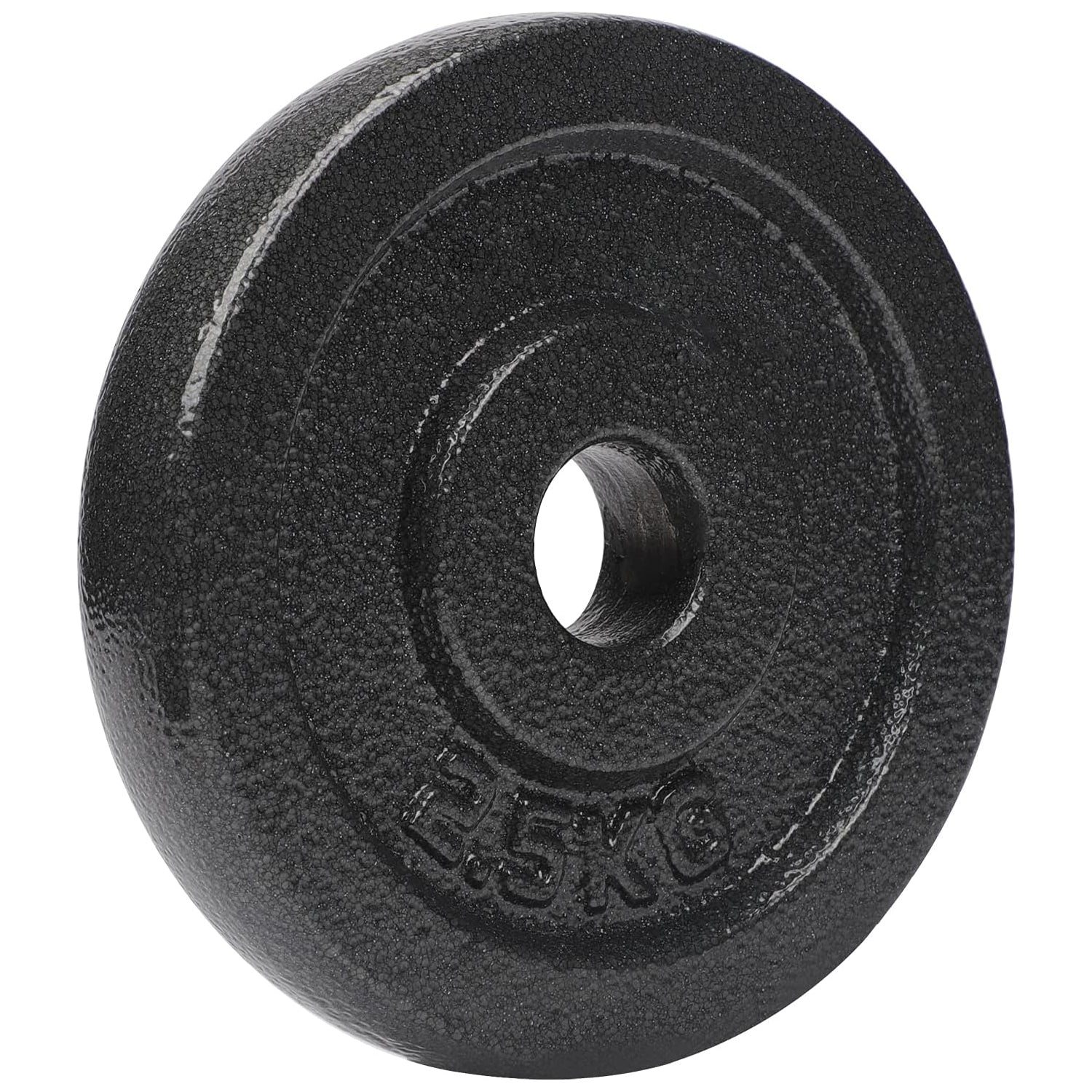 Gusseisen Hantelscheiben Gewichtscheiben 2,5 kg mit 28/29 mm Bohrung, robustes Gewicht für Krafttraining und Fitnessgeräte.