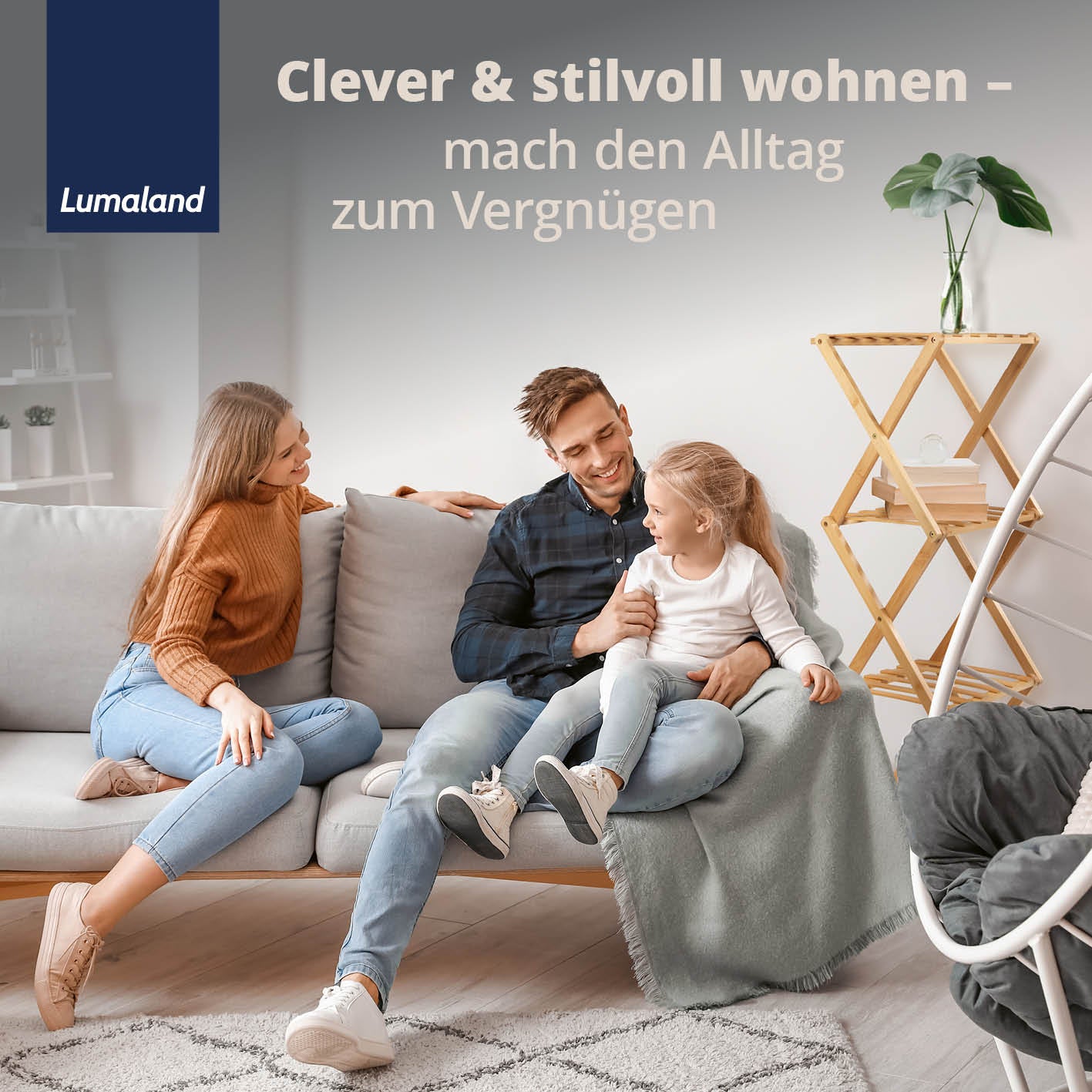 Bambusregal mit 4 Etagen von Lumaland – schmales, faltbares 4-stöckiges Regal aus 100% Bambus für vielseitige Nutzung im Zuhause.