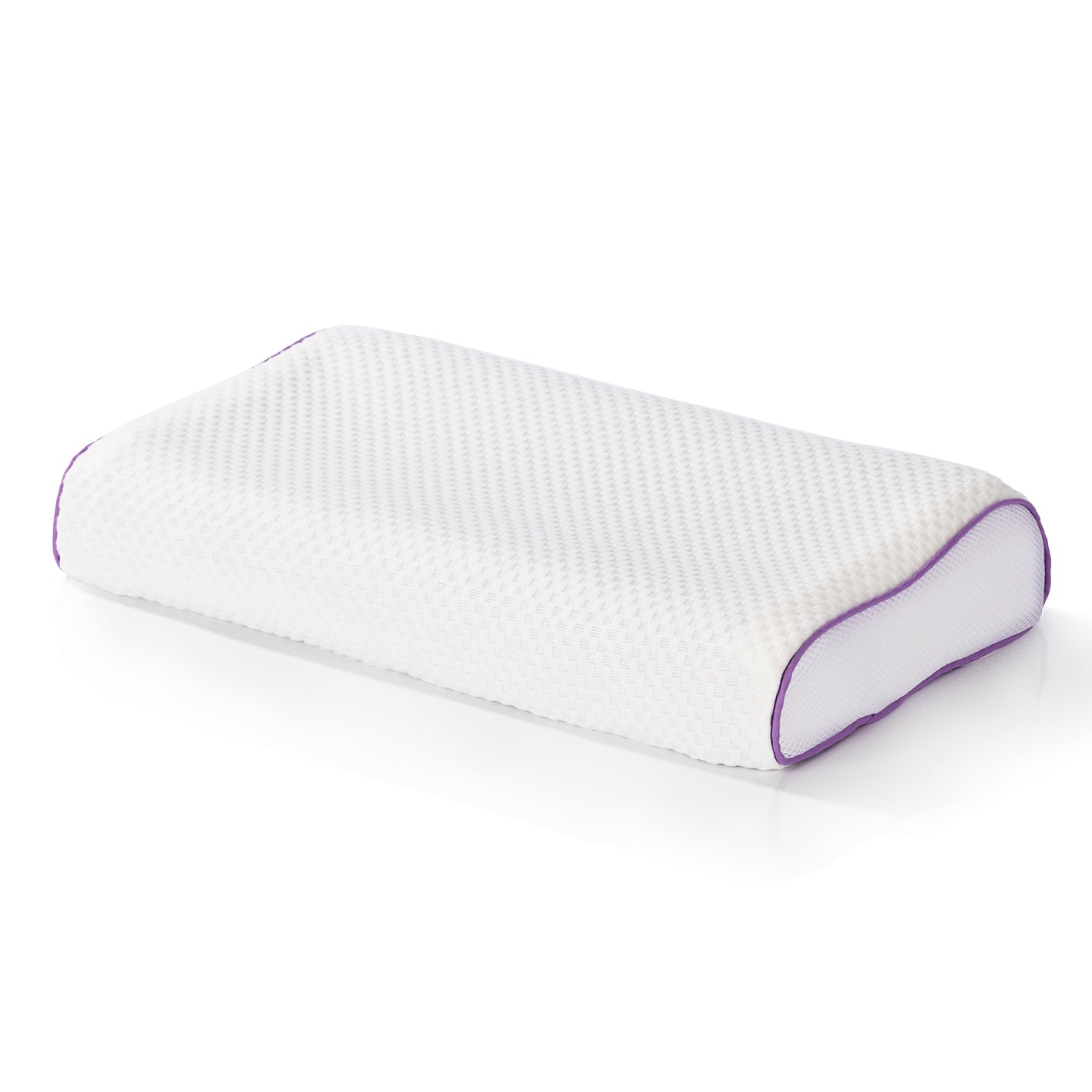 Gel-Nackenkissen Kissen mit ergonomischer Form, atmungsaktiver Wabenstruktur und waschbarem Bezug für optimale Nackenunterstützung.