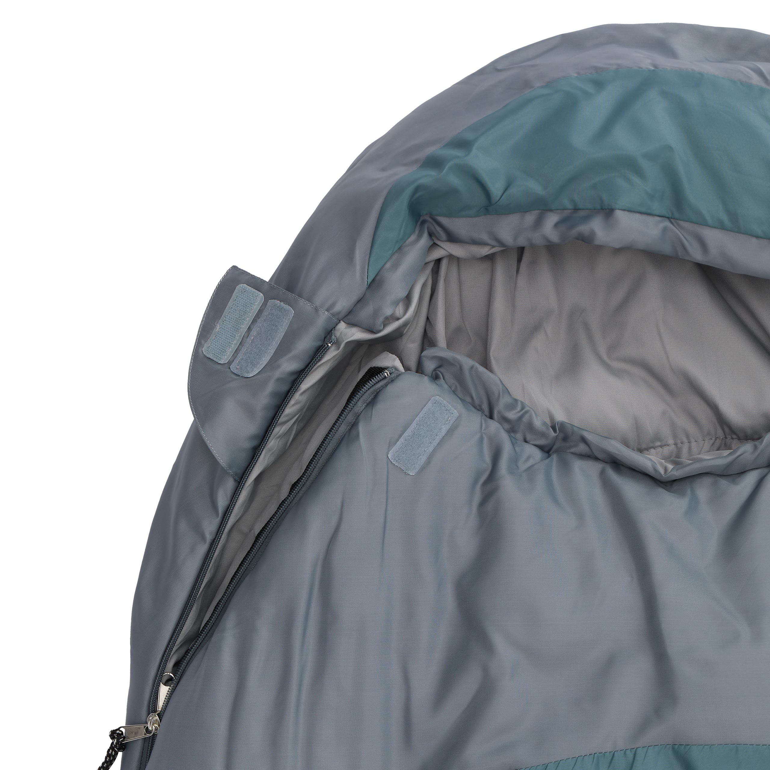 Camping Schlafsack Classic Mumienschlafsack mit Tasche in Goblinblau, wasserabweisend, atmungsaktiv, 230 x 80 x 55 cm.