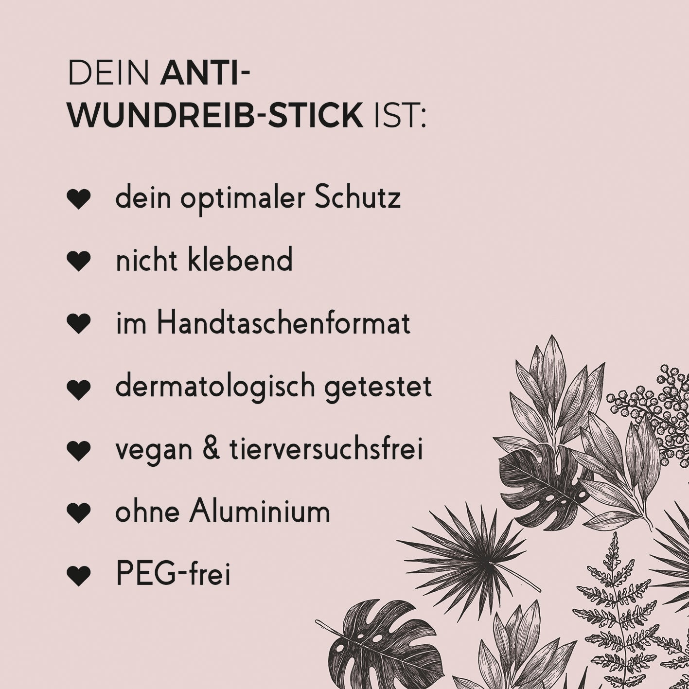 Kosmetikum - Anti-Wundreib-Stick - Woman - 2er-Set, vegan, dermatologisch getestet, ohne Aluminium, nicht klebend, handtaschengroß.