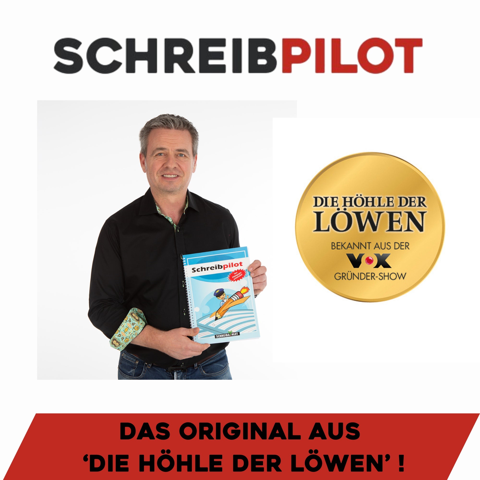 Heft-Set Buchstaben, Zahlen & Wörter mit Bleistift/Radiergummi - DIN-A4 zum Schreibenlernen mit Schwungübungen und Illustrationen.