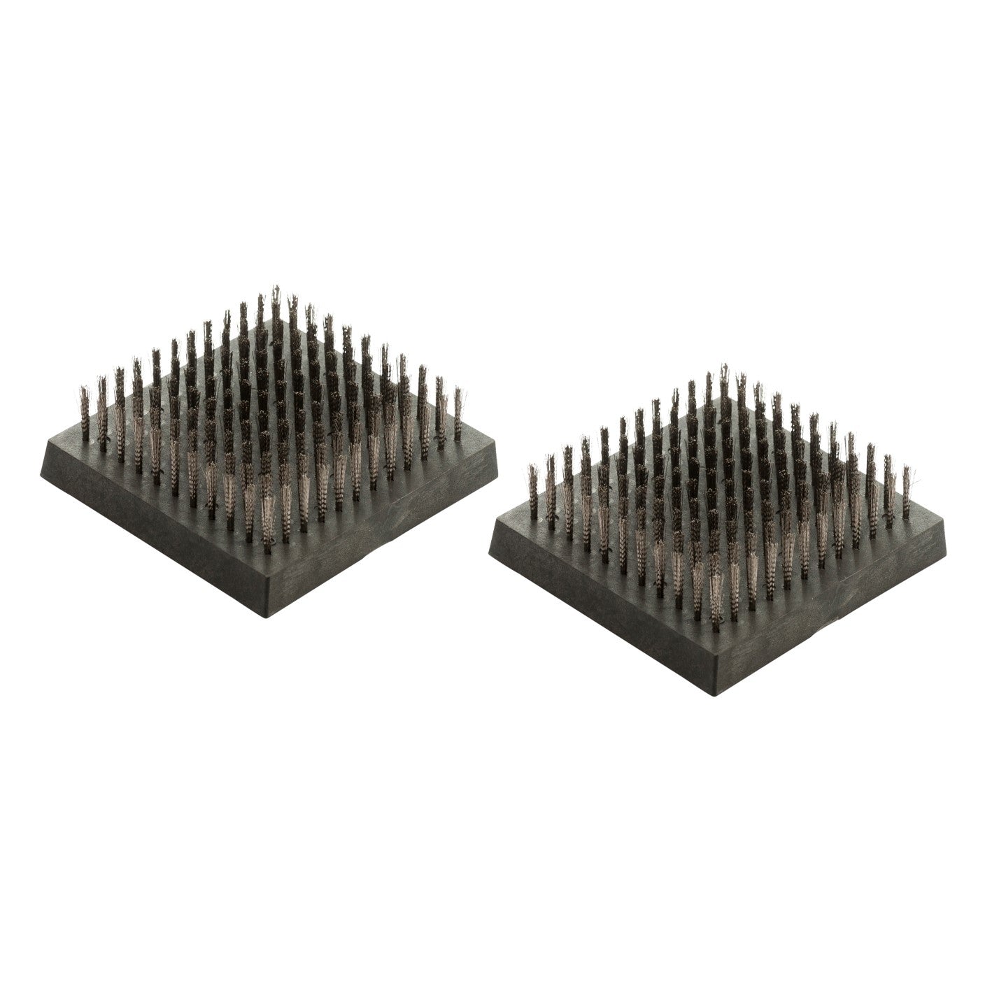 Pure Ersatzbürsten 2er Set mit robusten Metallborsten, ideal als Ersatz für Handwerkzeuge und Bürstenaufsätze.