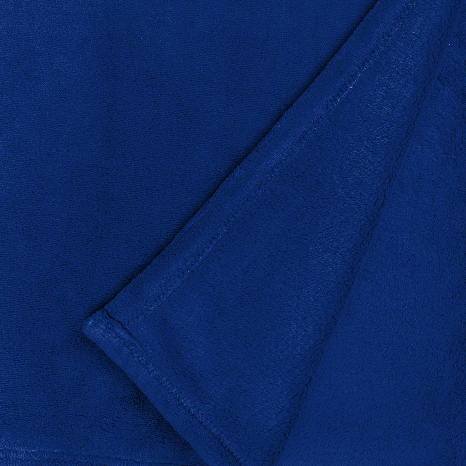 Kuscheldecke - 220x240cm - Sofadecke & Tagesdecke - Blau aus weichem Coral-Fleece, vielseitig, pflegeleicht und waschbar bei 30°C.