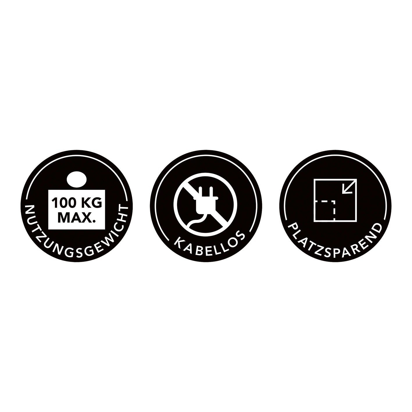 Ellipsentrainer - 8 Stufen für individuelles Trainingsniveau, kabellos, platzsparend, mit max. Nutzungsgewicht 100 kg.