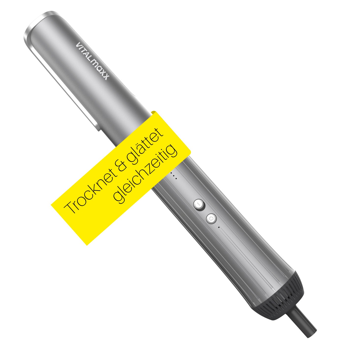 STYLE & SHINE by VITALmaxx Straight & Air Styler trocknet und glättet Haare schonend für mehr Glanz und natürliche Elastizität.