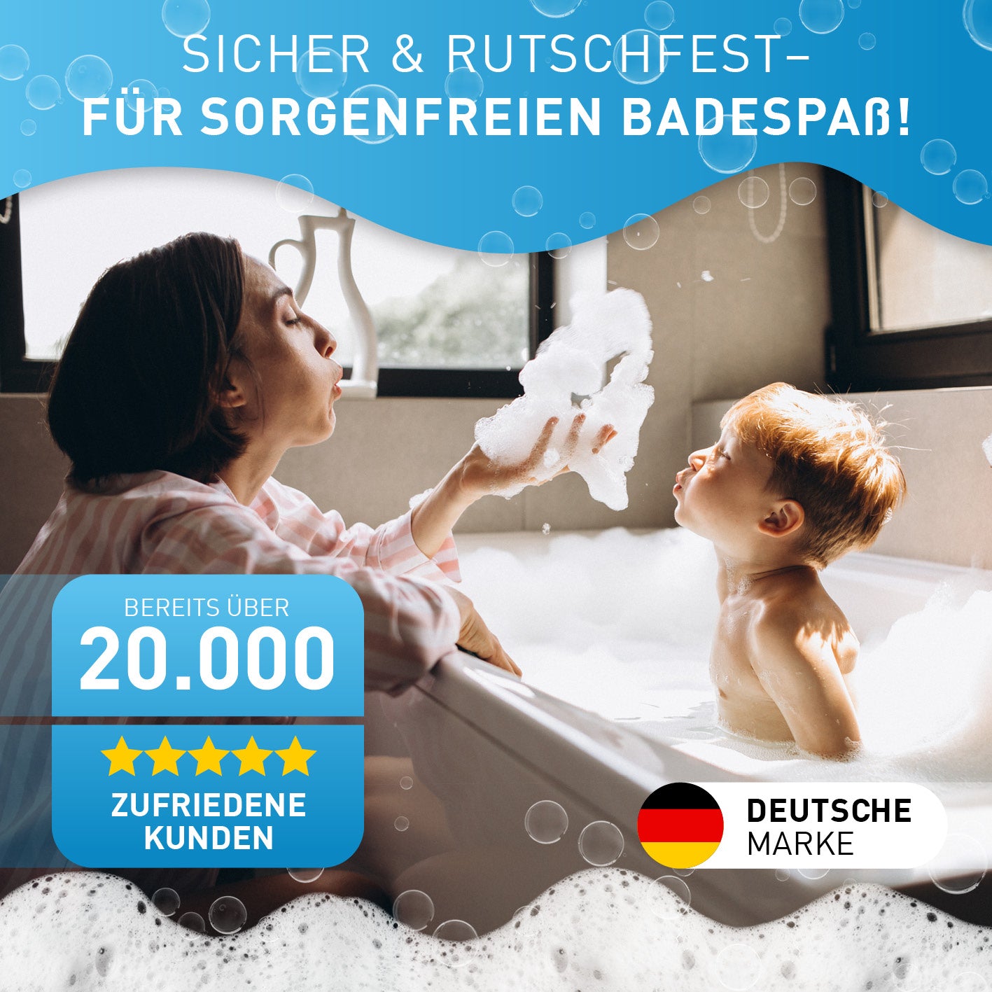 Badewannenmatte 88 x 40 cm – Dunkelgrau mit rutschfester PVC-Oberfläche und Saugnäpfen für sicheren Halt und komfortables Baden.