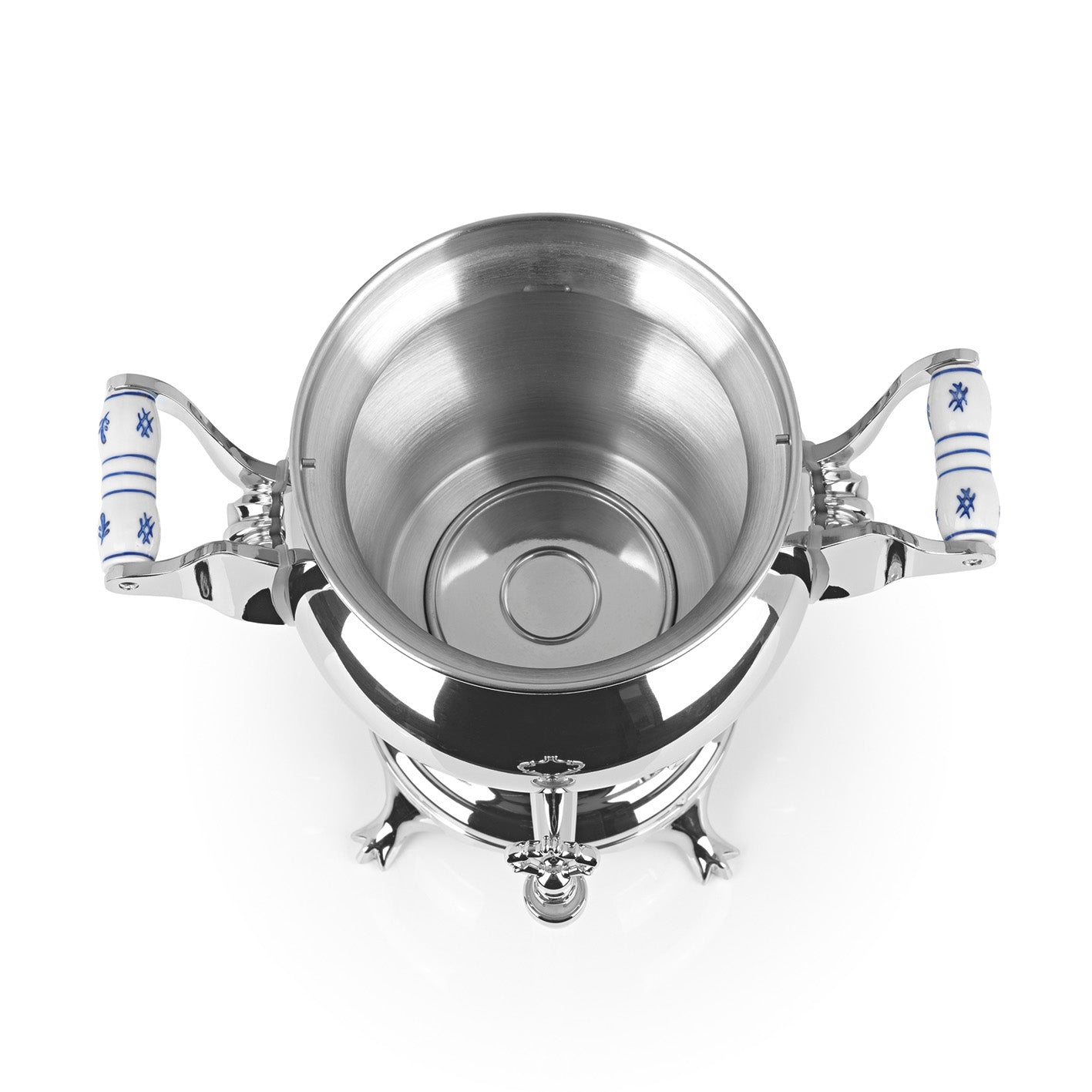 SAMOWAR Odessa- 3 - 1800 W - Edelstahl, hochwertiger Edelstahl-Samowar mit 3 l Fassungsvermögen und Thermostat für professionelle Teezubereitung.