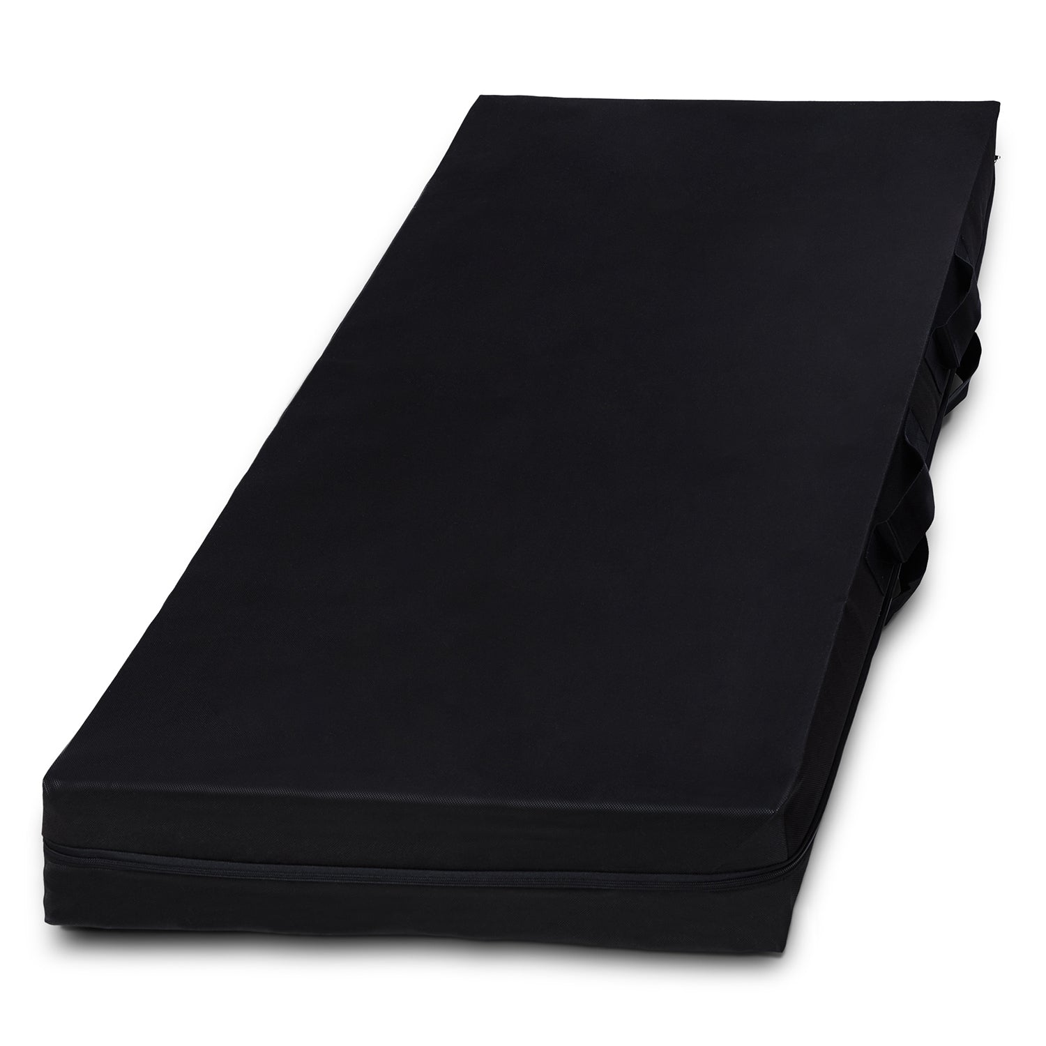 Matratzen-Aufbewahrungstasche - 140 x 200 x 25 cm - Schwarz mit Reißverschluss und Tragegriff zur platzsparenden Lagerung von Matratzen.