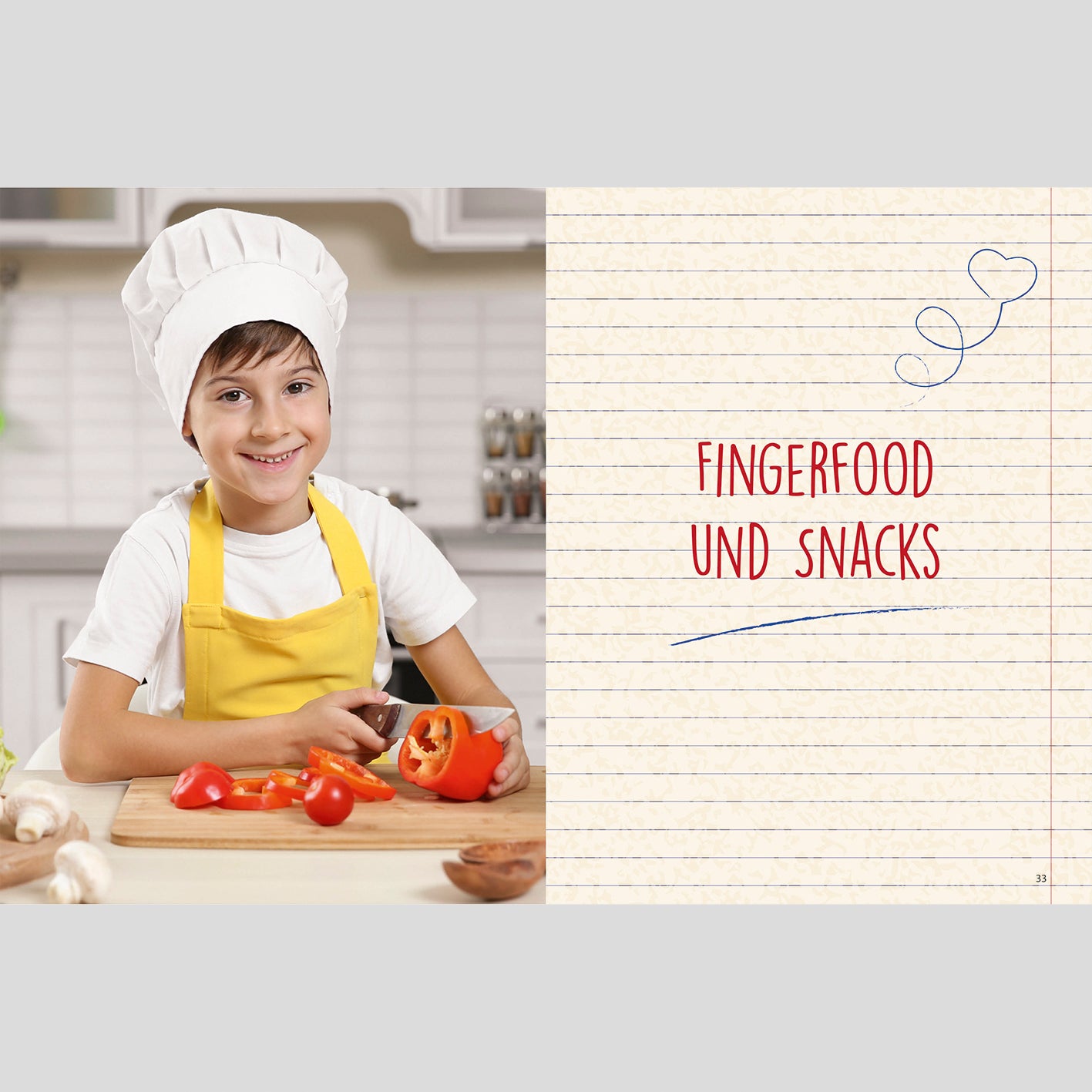 Rezeptbuch inkl. Messbecher-Set - Band 4 - Kleine Gerichte ganz groß! mit kindgerechten Fingerfood Rezepten und Schritt-für-Schritt Anleitung