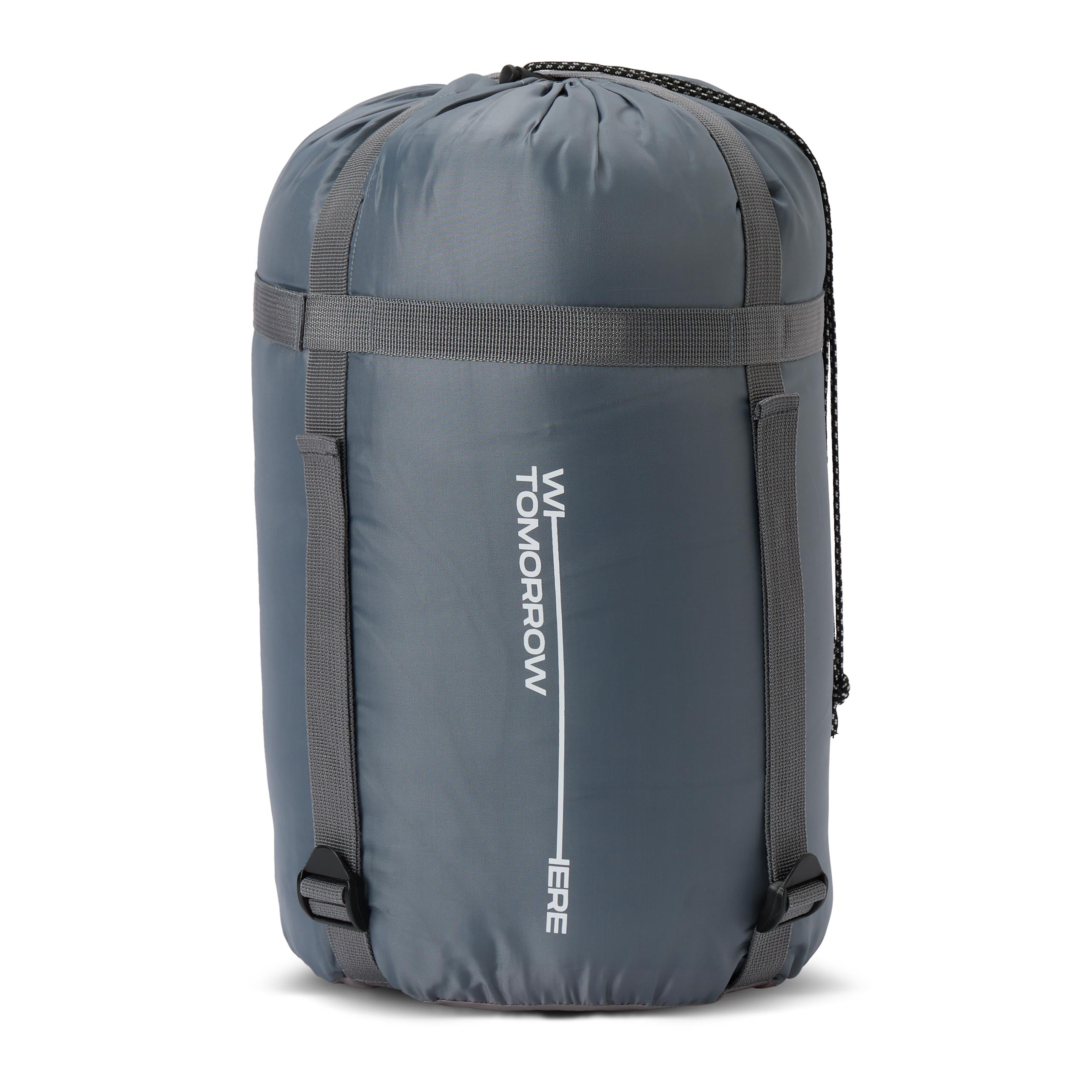 Camping Schlafsack Classic - Mumienschlafsack mit Tasche, kompakt verpackt in tragbarem Packsack, ideal für Outdoor und Camping.
