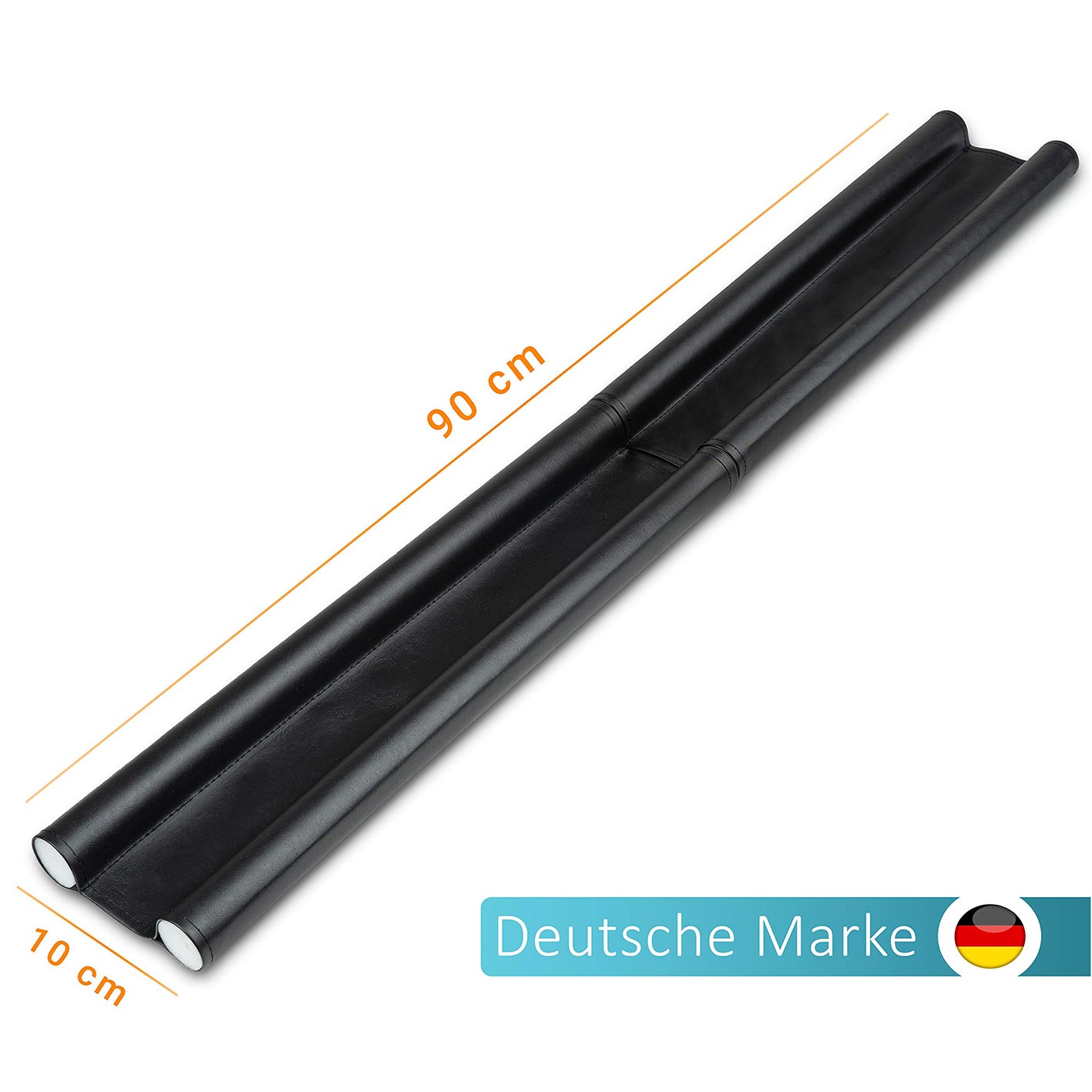 Zugluftstopper für Türen 2er-Set, 90 cm lang, schützt vor Zugluft, Kälte, Lärm und Ungeziefer, einfache Montage und zuschneidbar.