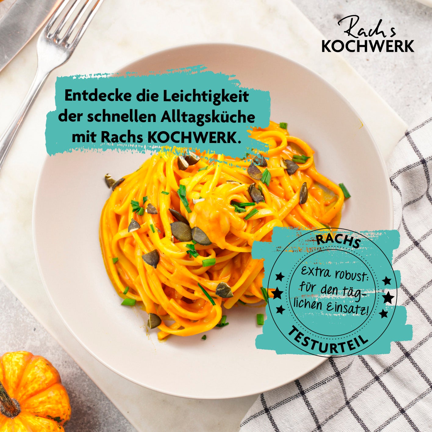 Wok-Pfanne mit Wabenstruktur Ø 28 cm mit starker Antihaftbeschichtung und kratzfestem Design für gesunde fettarme Zubereitung.