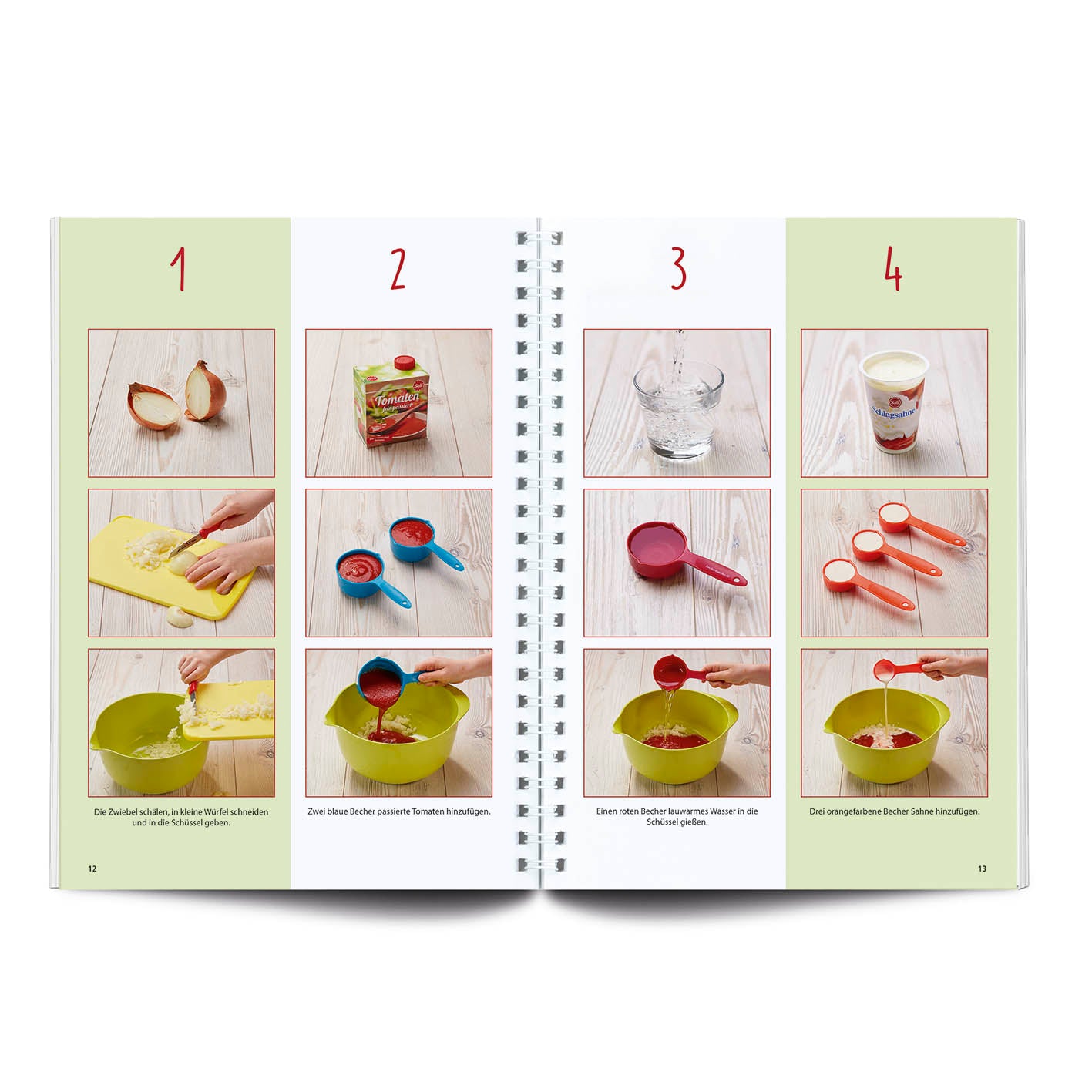 Offenes Rezeptbuch inkl. Messbecher-Set - Band 5 zeigt Schritt-für-Schritt Ofen-Rezepte für die ganze Familie (DIN-A5)