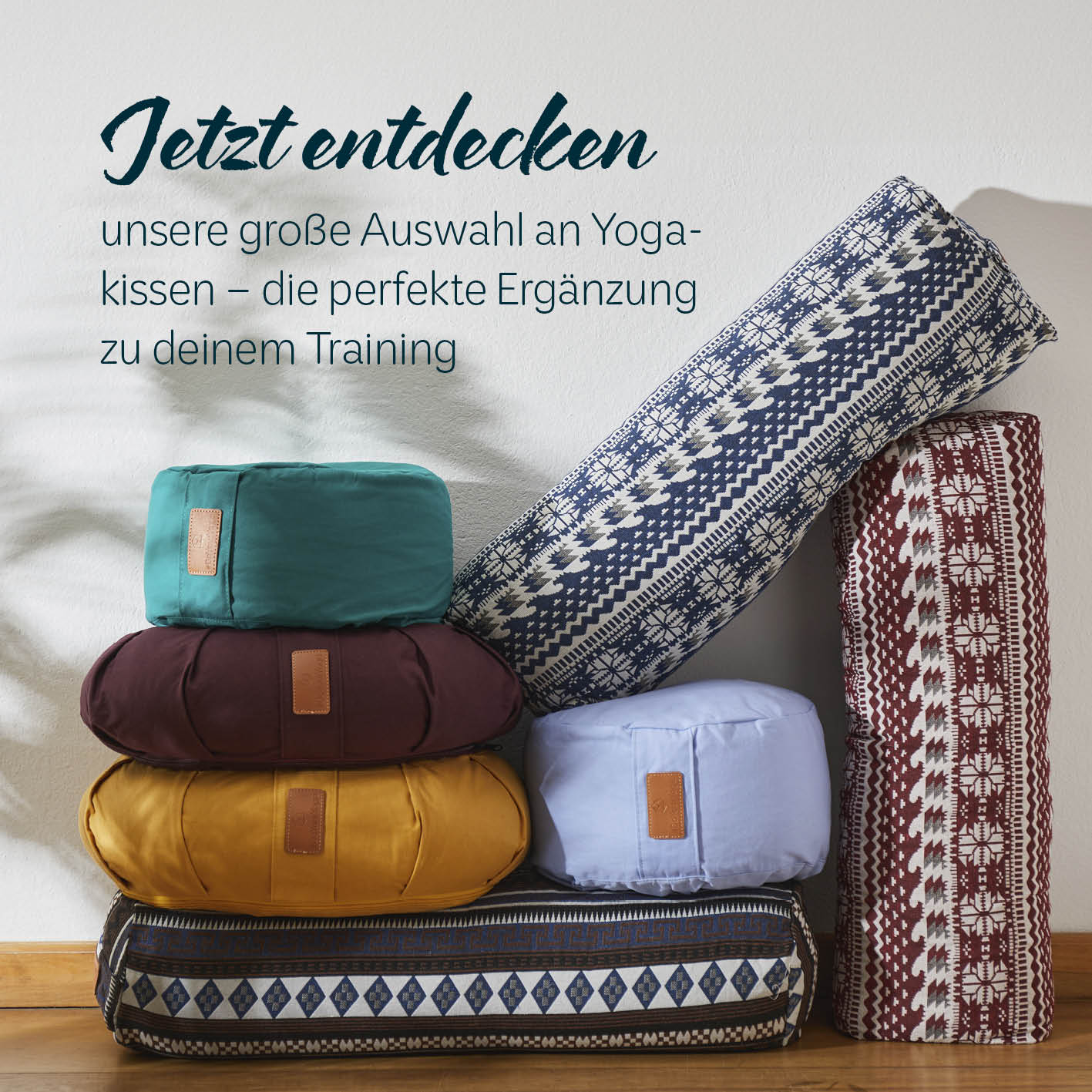Yogamatte Kirana - 183 x 61 x 0,4 cm - Curry, weiche, rutschfeste ECO-PVC Trainingsmatte für Yoga, Pilates und Fitness.