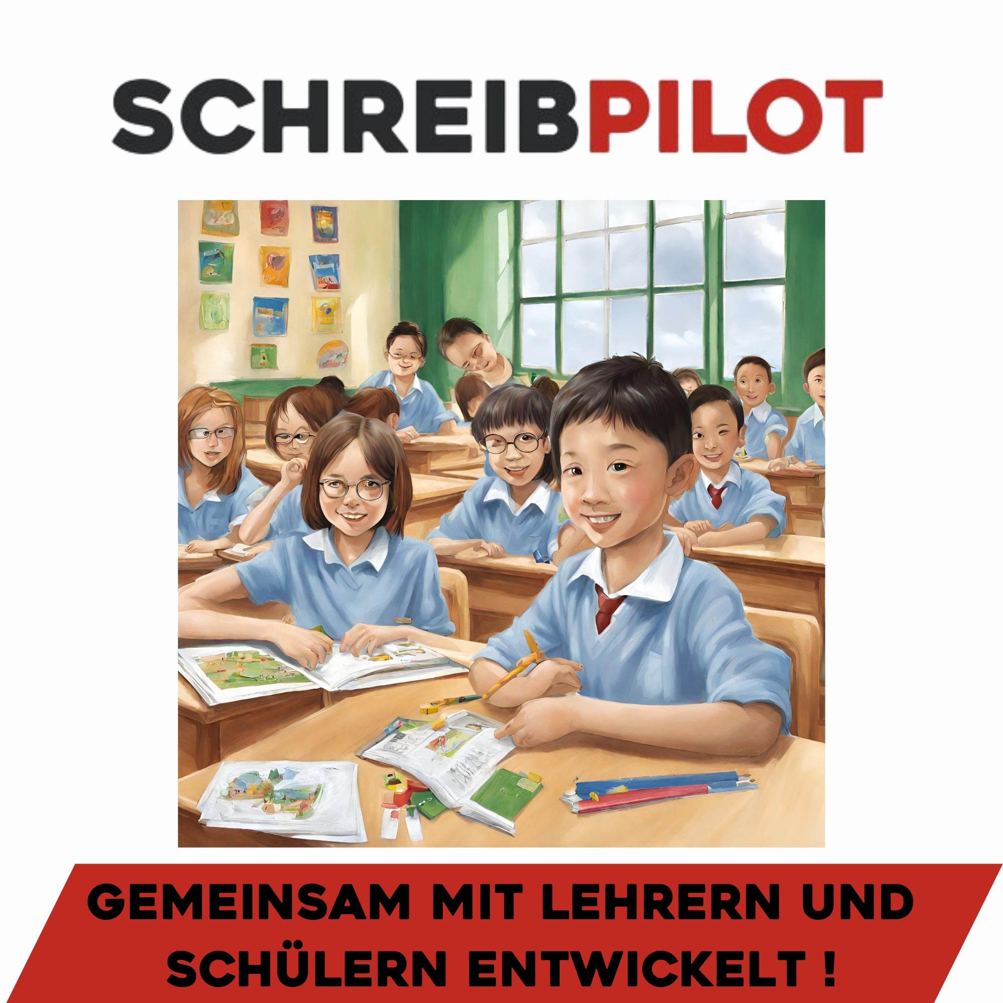 Heft-Set Buchstaben, Zahlen & Wörter mit Bleistift/Radiergummi - DIN-A4 für kindgerechtes Schreibenlernen mit Illustrationen und Schwungübungen.