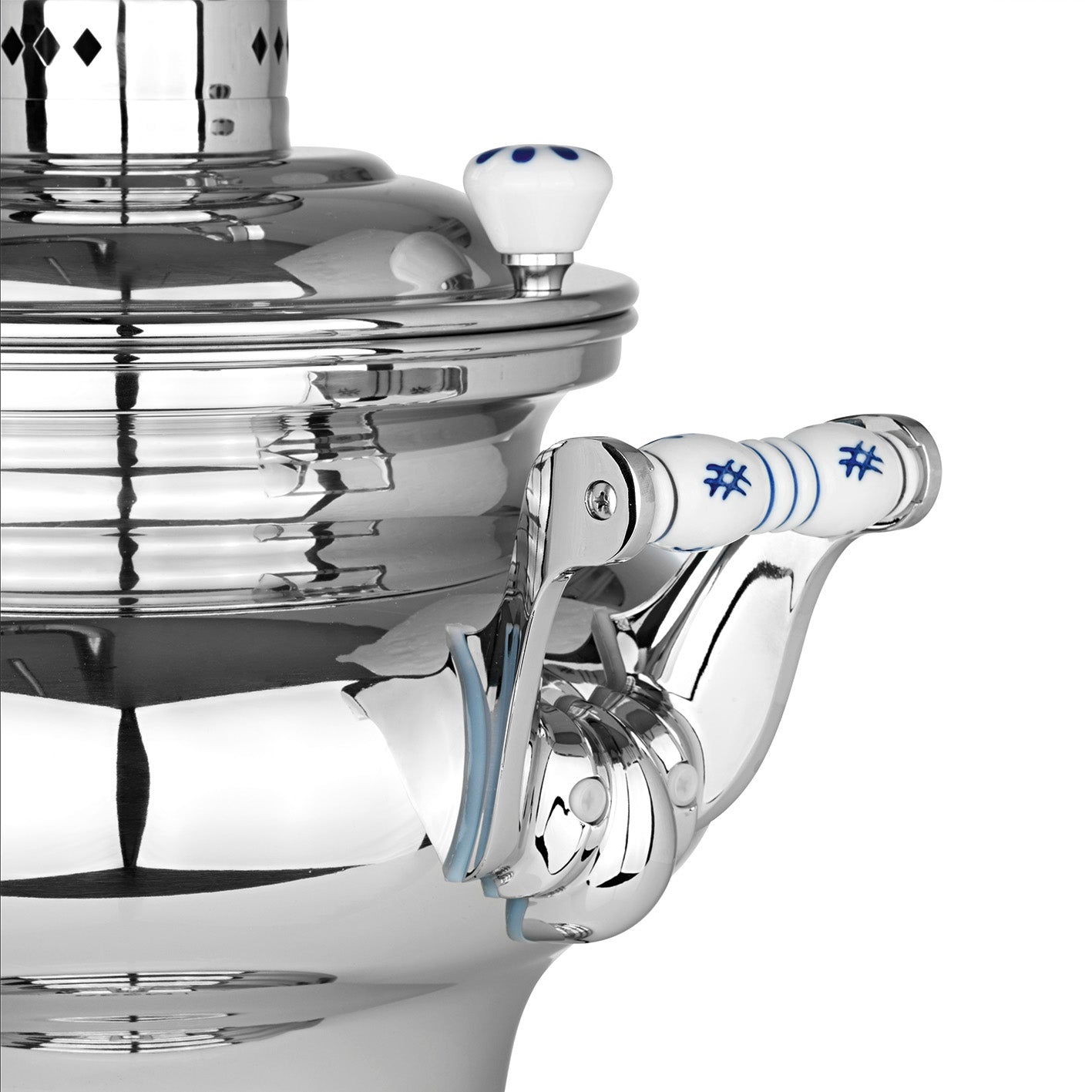Samowar Royal III - 15l Edelstahl XL-Samowar mit Ablasshahn, ideal für Tee und Wassererwärmung in Profiqualität.